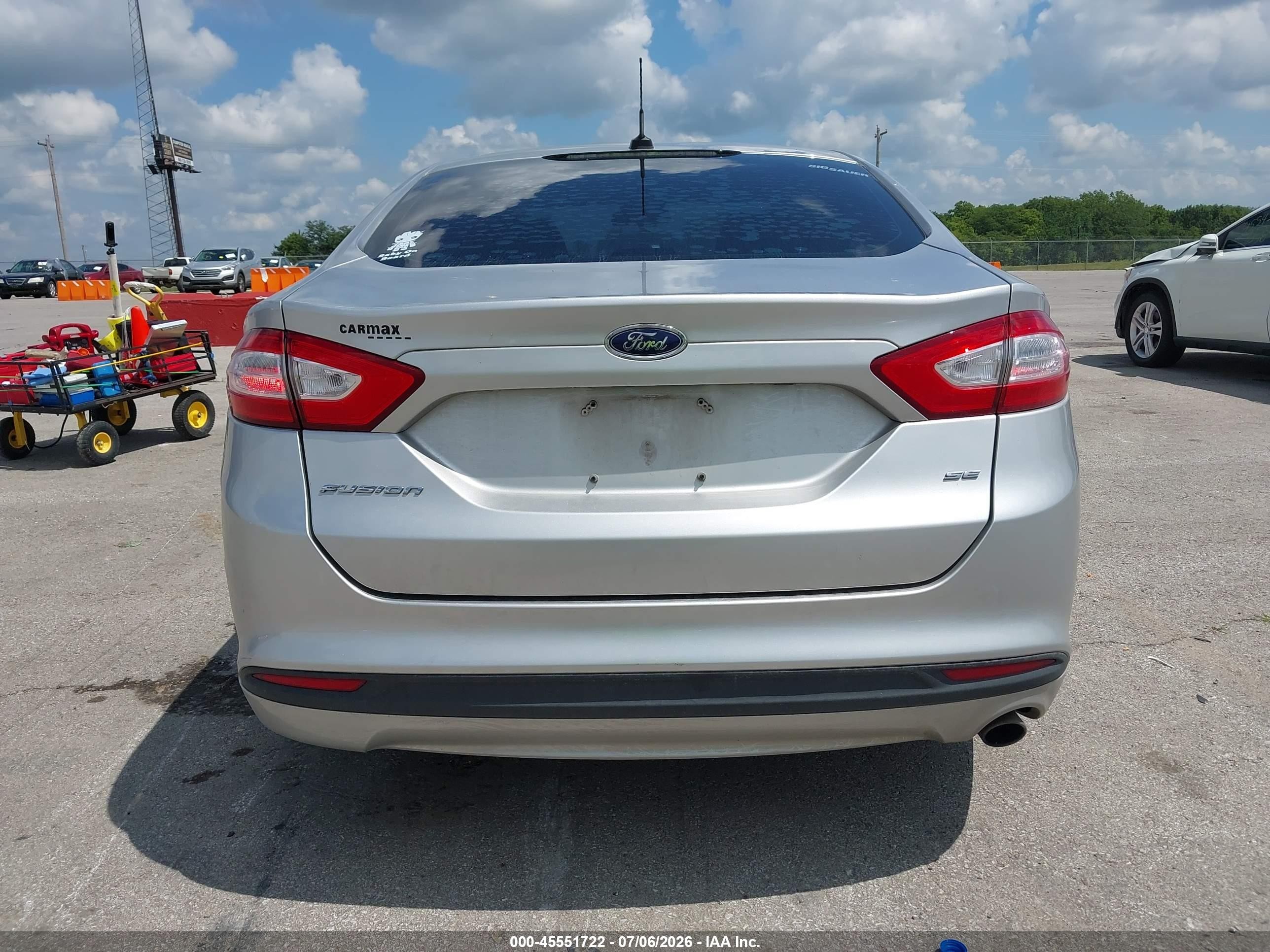 2014 Ford Fusion Se Silver vin: 3FA6P0H76ER187331