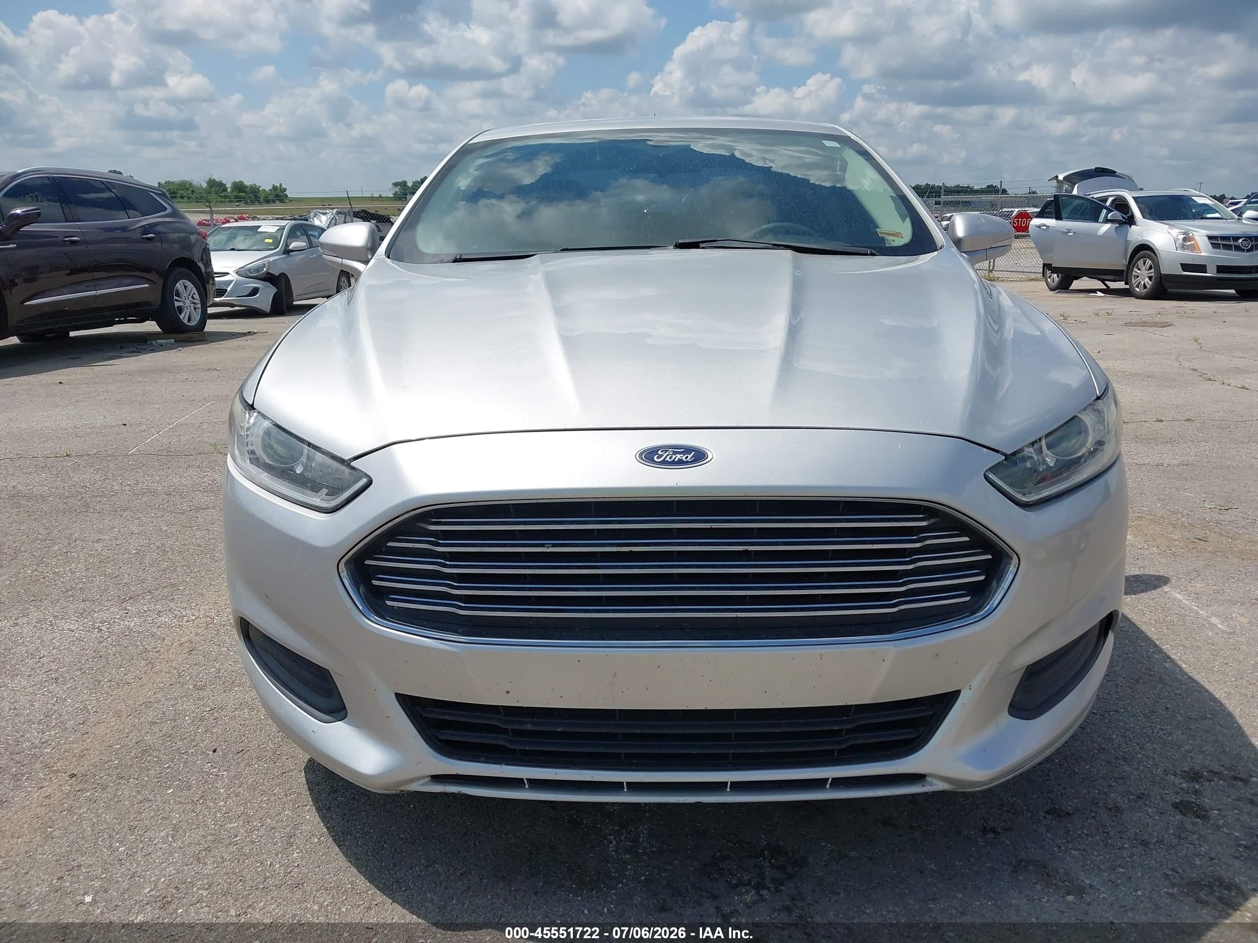 2014 Ford Fusion Se Silver vin: 3FA6P0H76ER187331