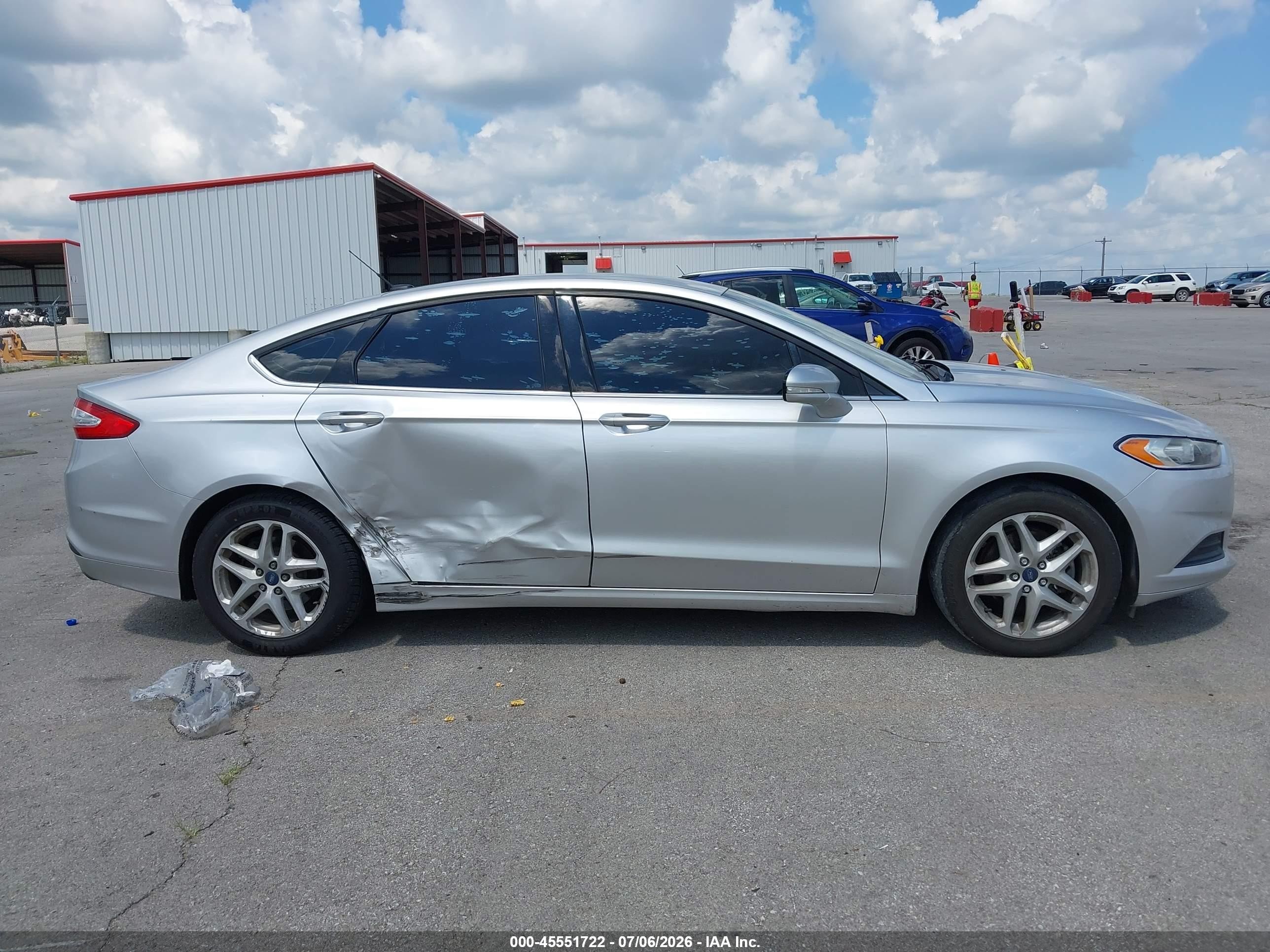 2014 Ford Fusion Se Silver vin: 3FA6P0H76ER187331