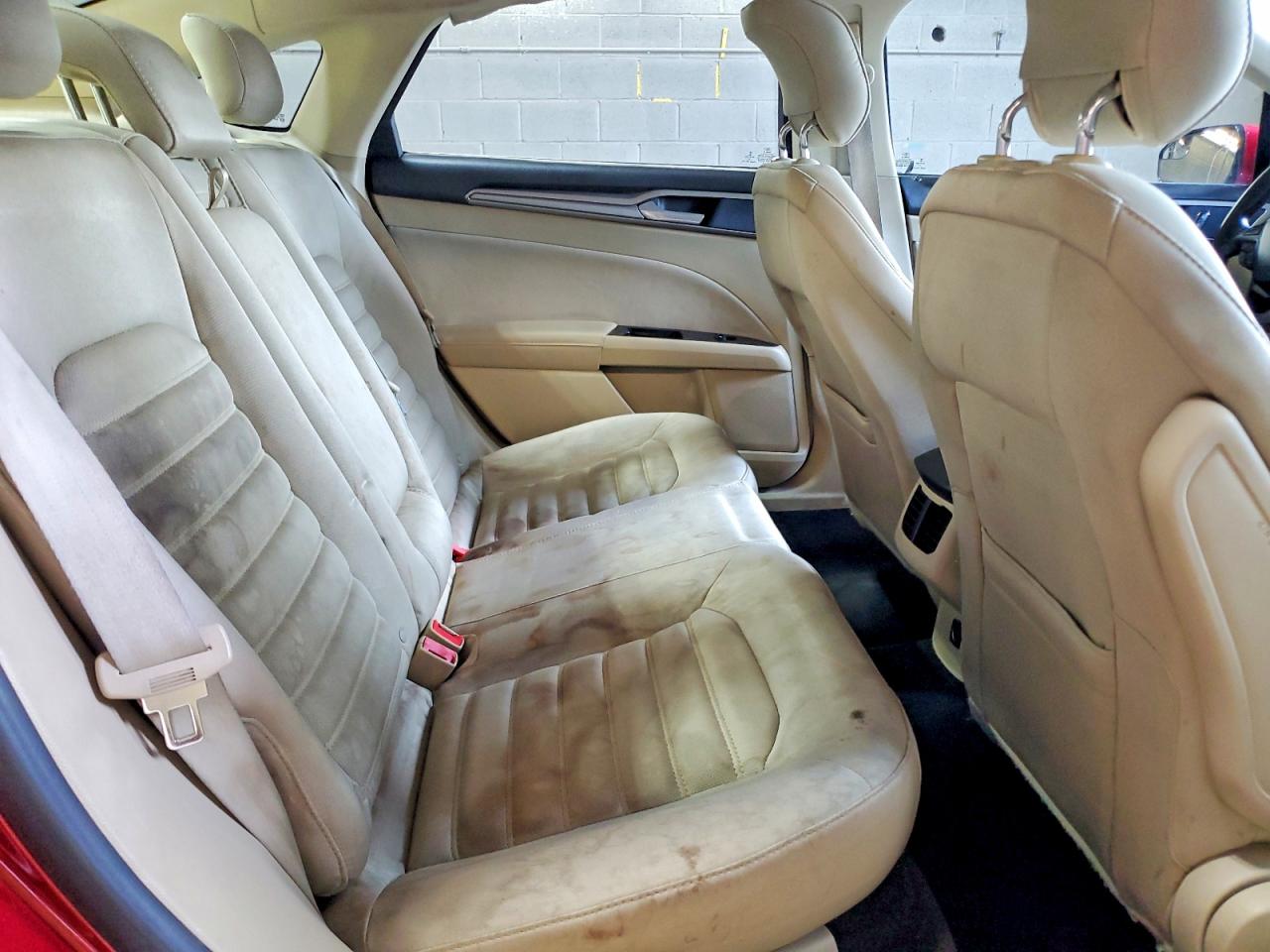 2014 Ford Fusion Se Burgundy vin: 3FA6P0H76ER189483