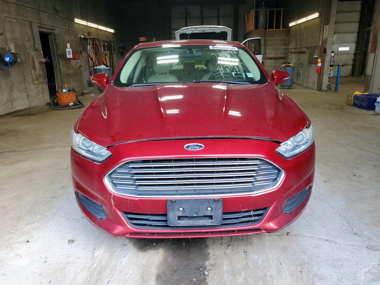 2014 Ford Fusion Se Burgundy vin: 3FA6P0H76ER189483