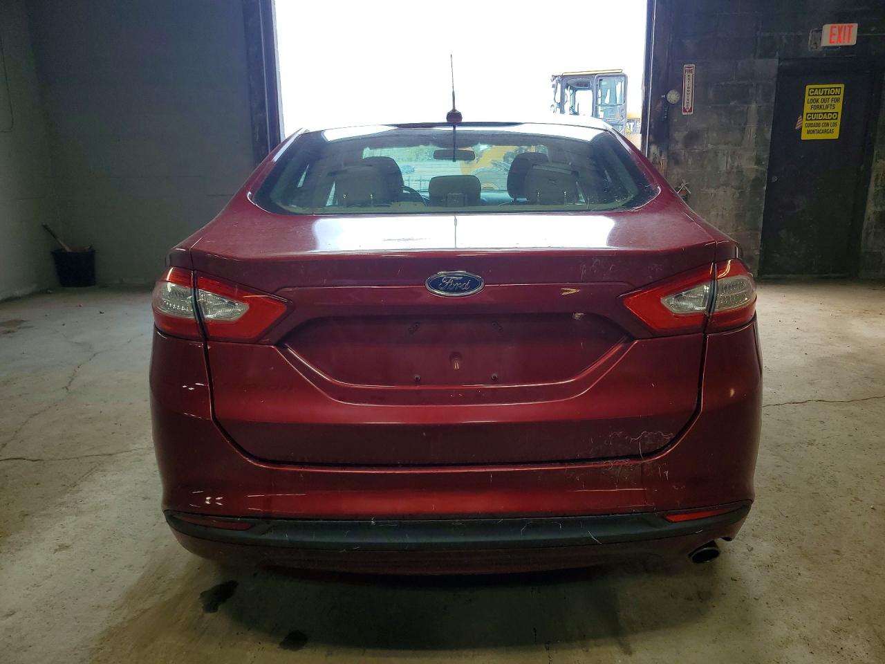 2014 Ford Fusion Se Burgundy vin: 3FA6P0H76ER189483