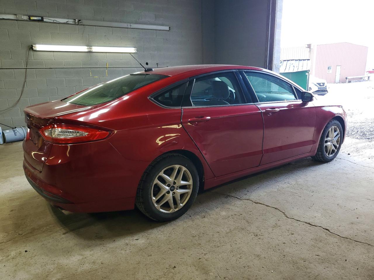 2014 Ford Fusion Se Burgundy vin: 3FA6P0H76ER189483