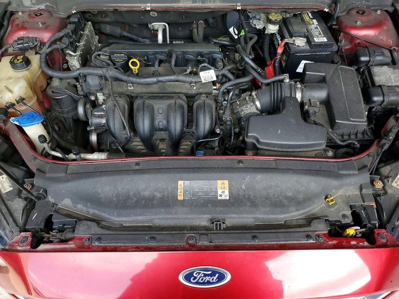 2014 Ford Fusion Se Burgundy vin: 3FA6P0H76ER189483