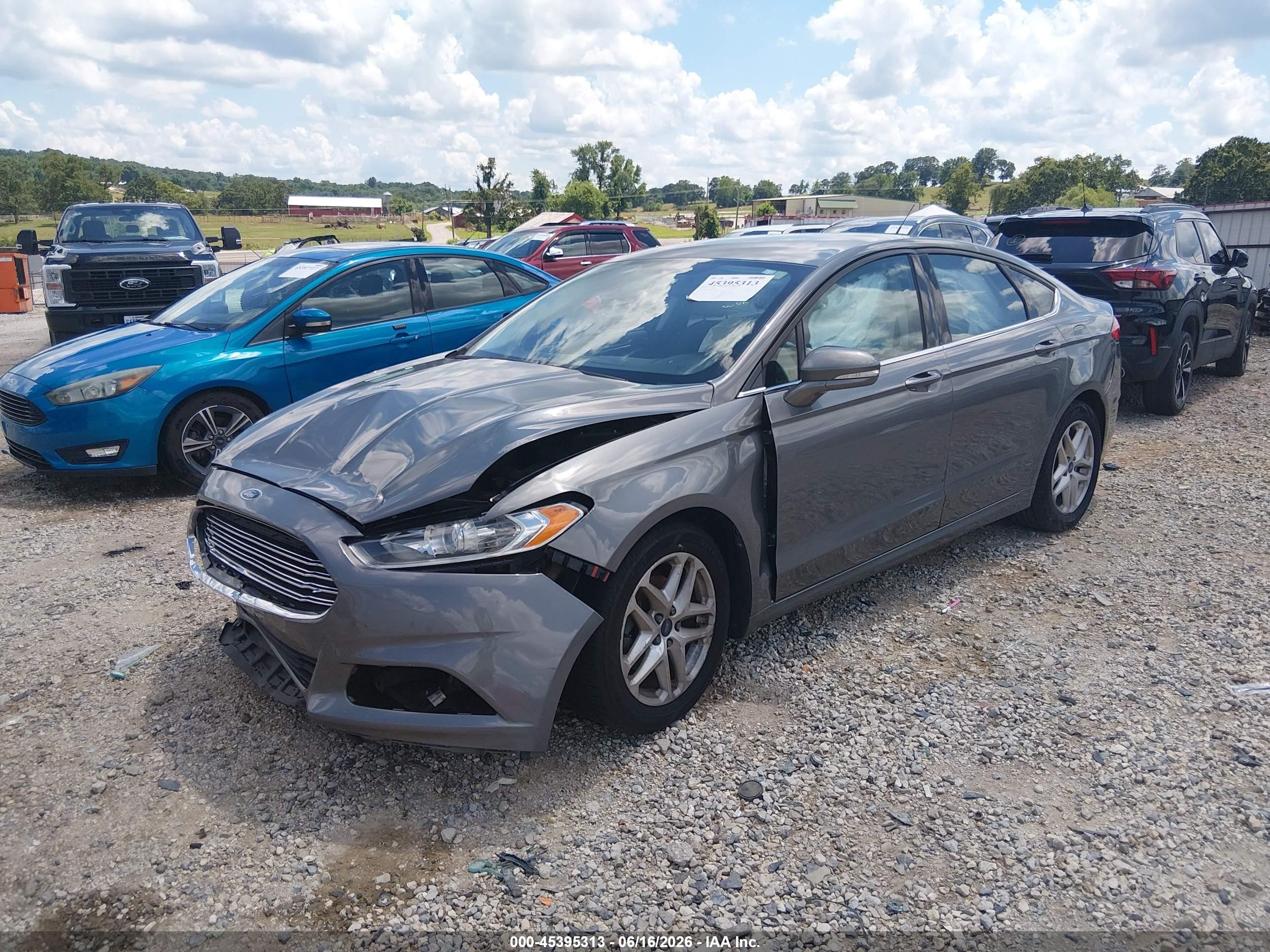2014 Ford Fusion Se Серый vin: 3FA6P0H76ER204399