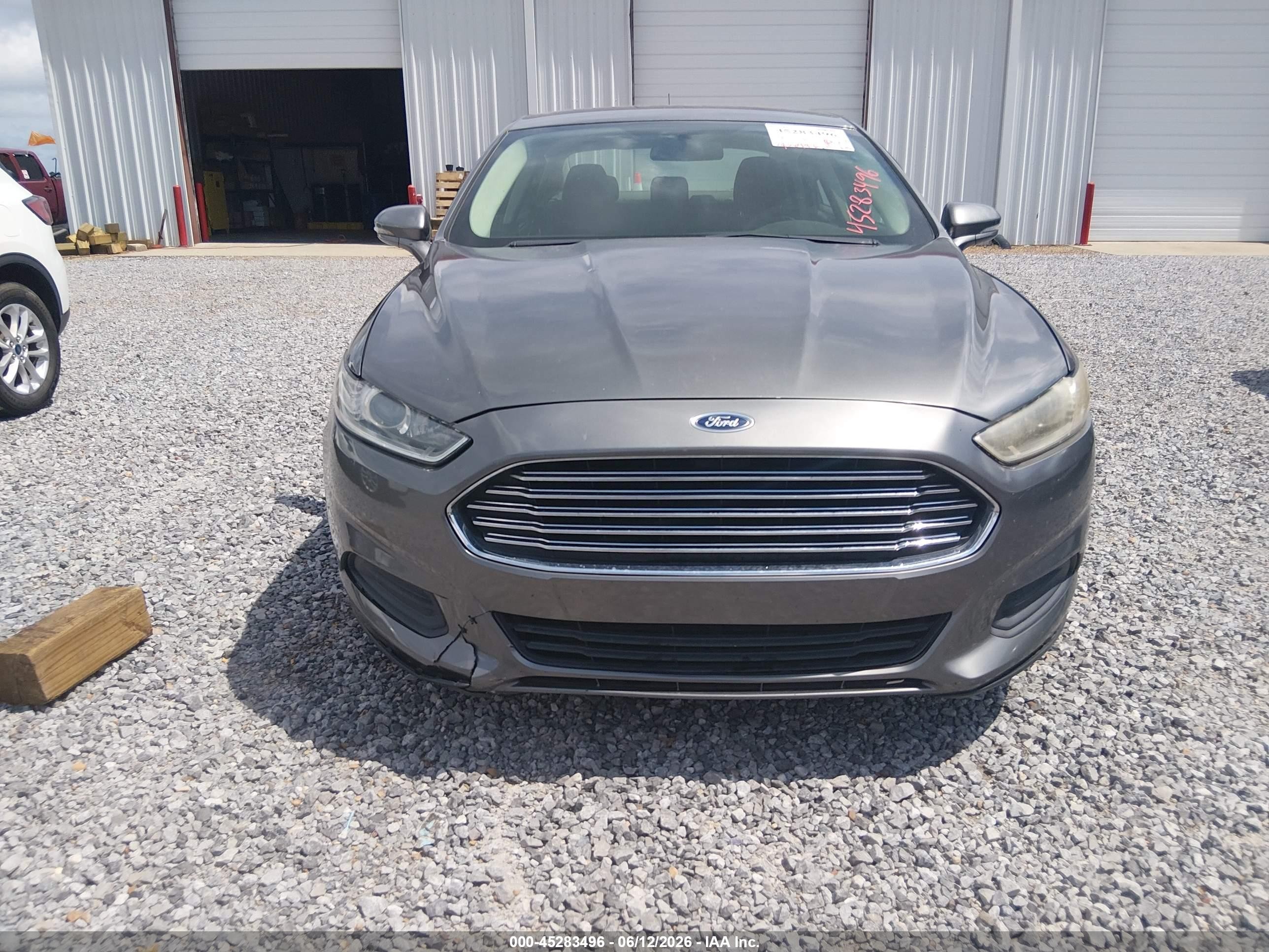 2014 Ford Fusion Se Gray vin: 3FA6P0H76ER245857
