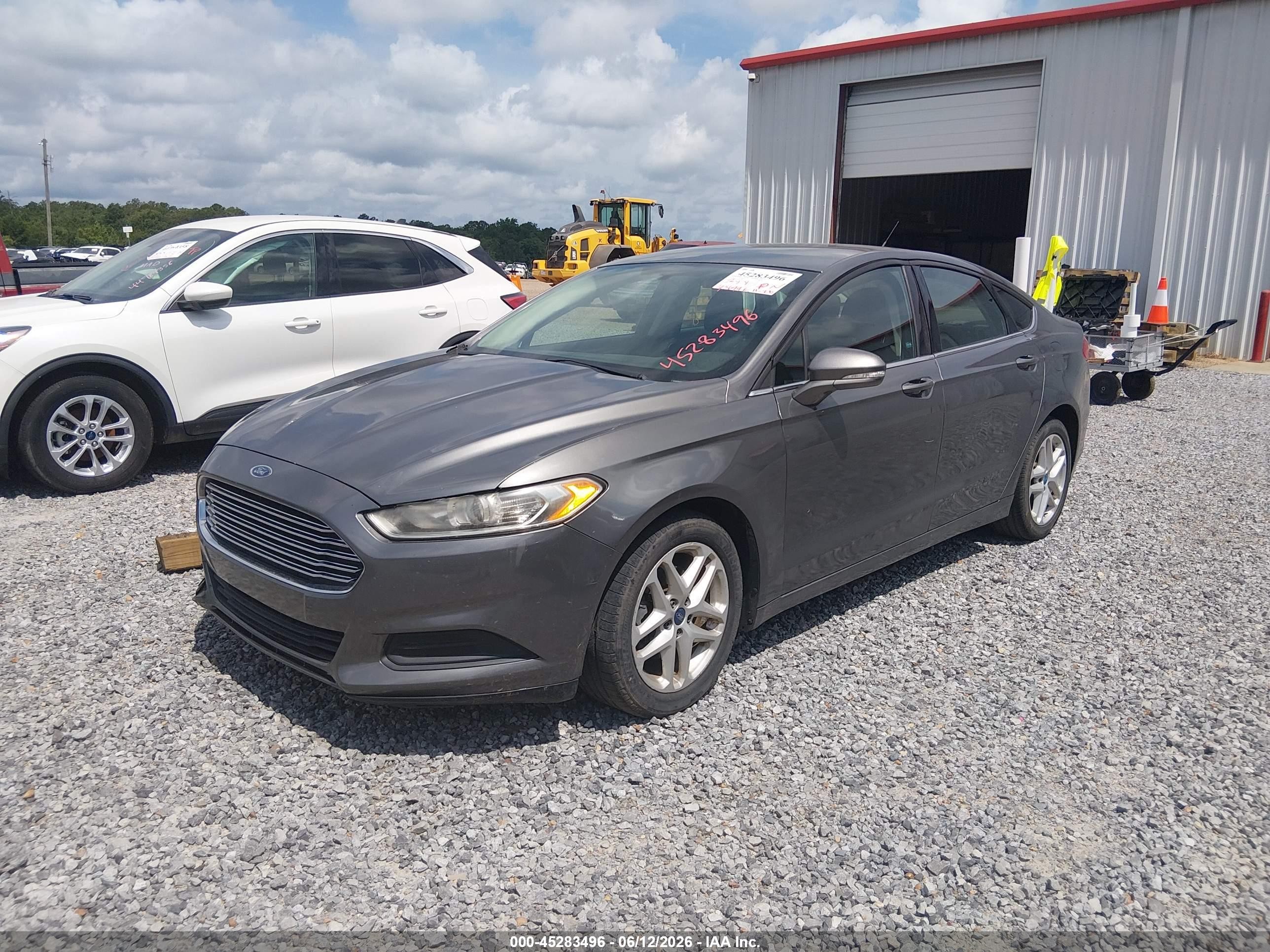 2014 Ford Fusion Se Gray vin: 3FA6P0H76ER245857