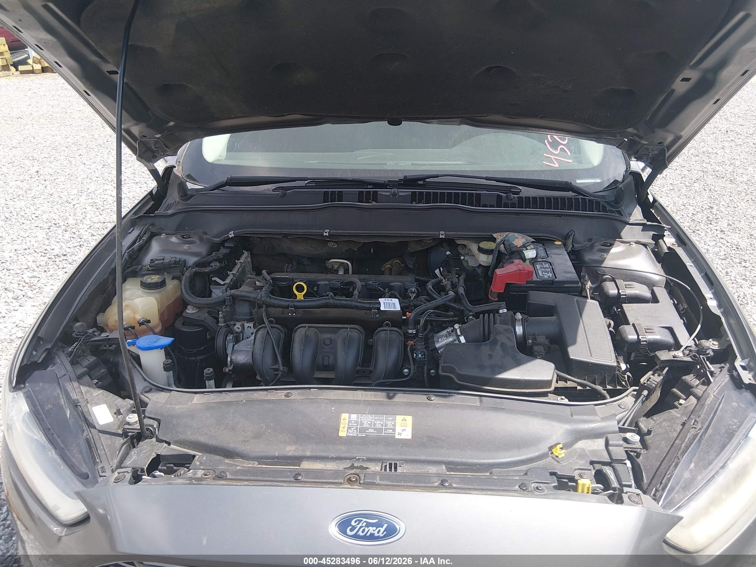 2014 Ford Fusion Se Gray vin: 3FA6P0H76ER245857