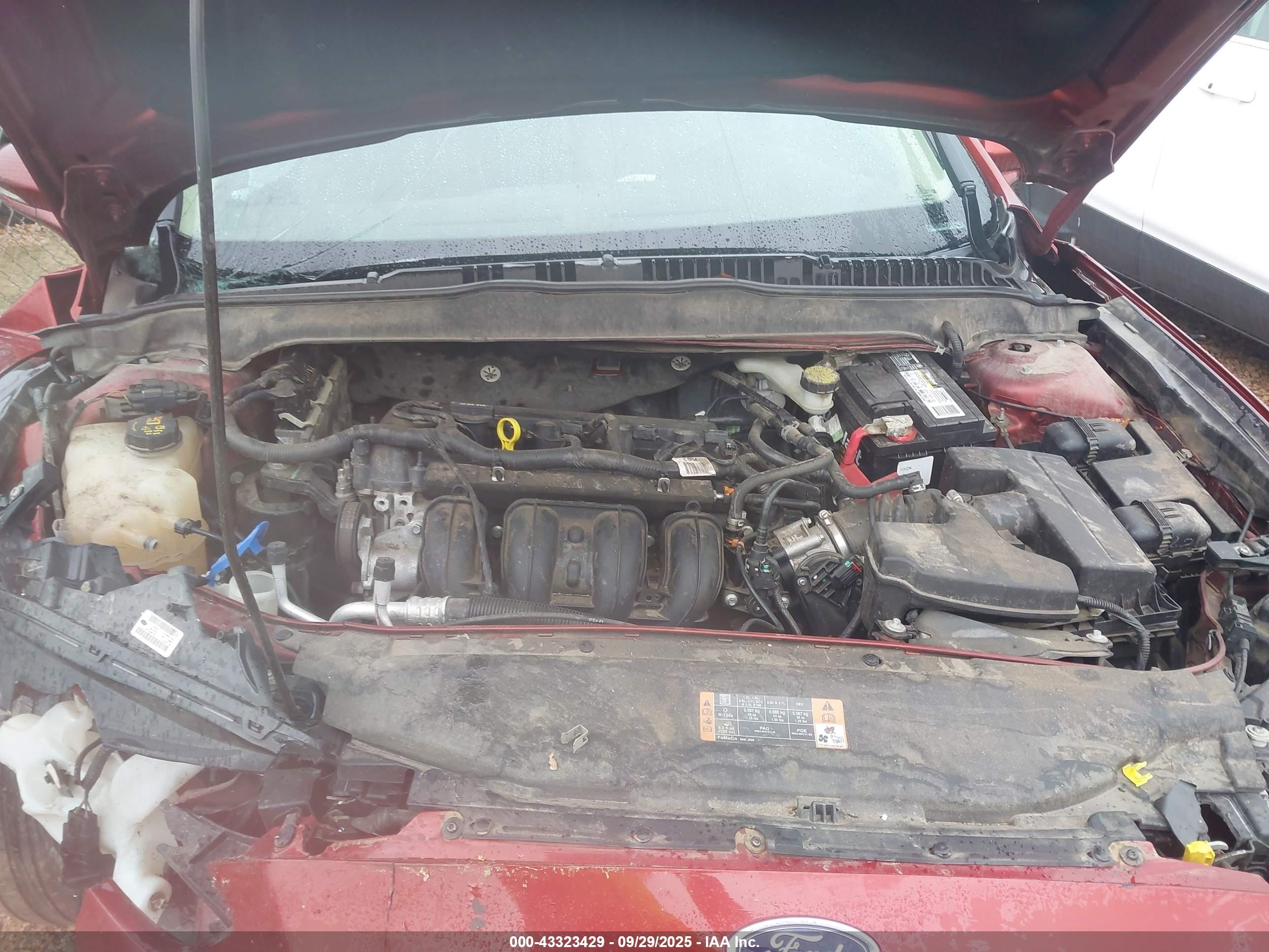 2014 Ford Fusion Se Red vin: 3FA6P0H76ER265137