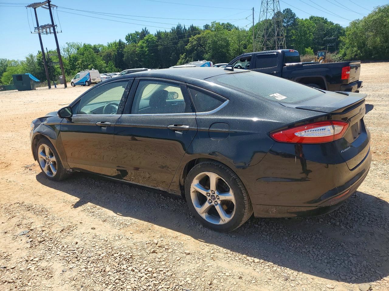 2014 Ford Fusion Se Black vin: 3FA6P0H76ER266711