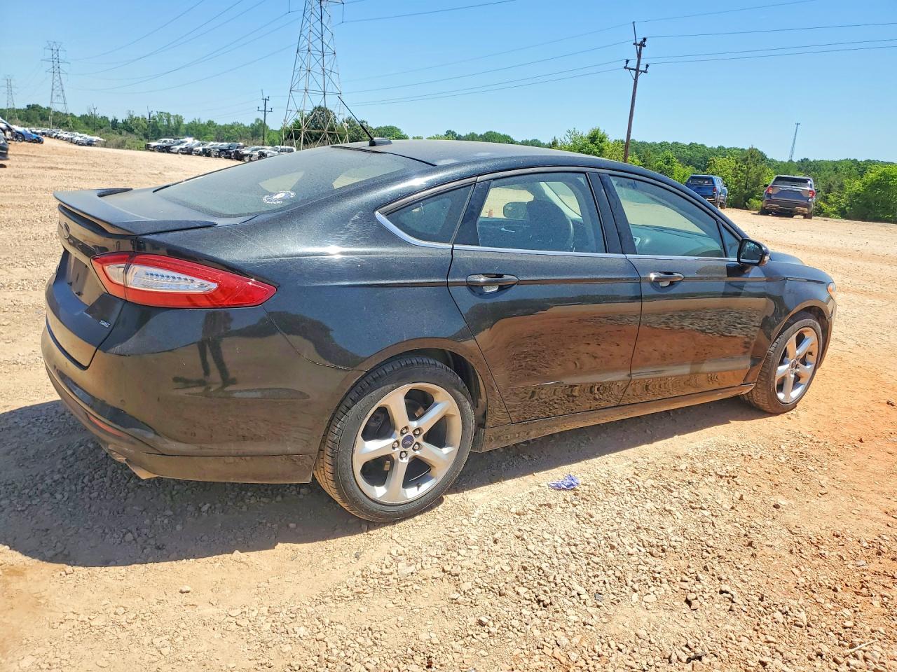 2014 Ford Fusion Se Black vin: 3FA6P0H76ER266711