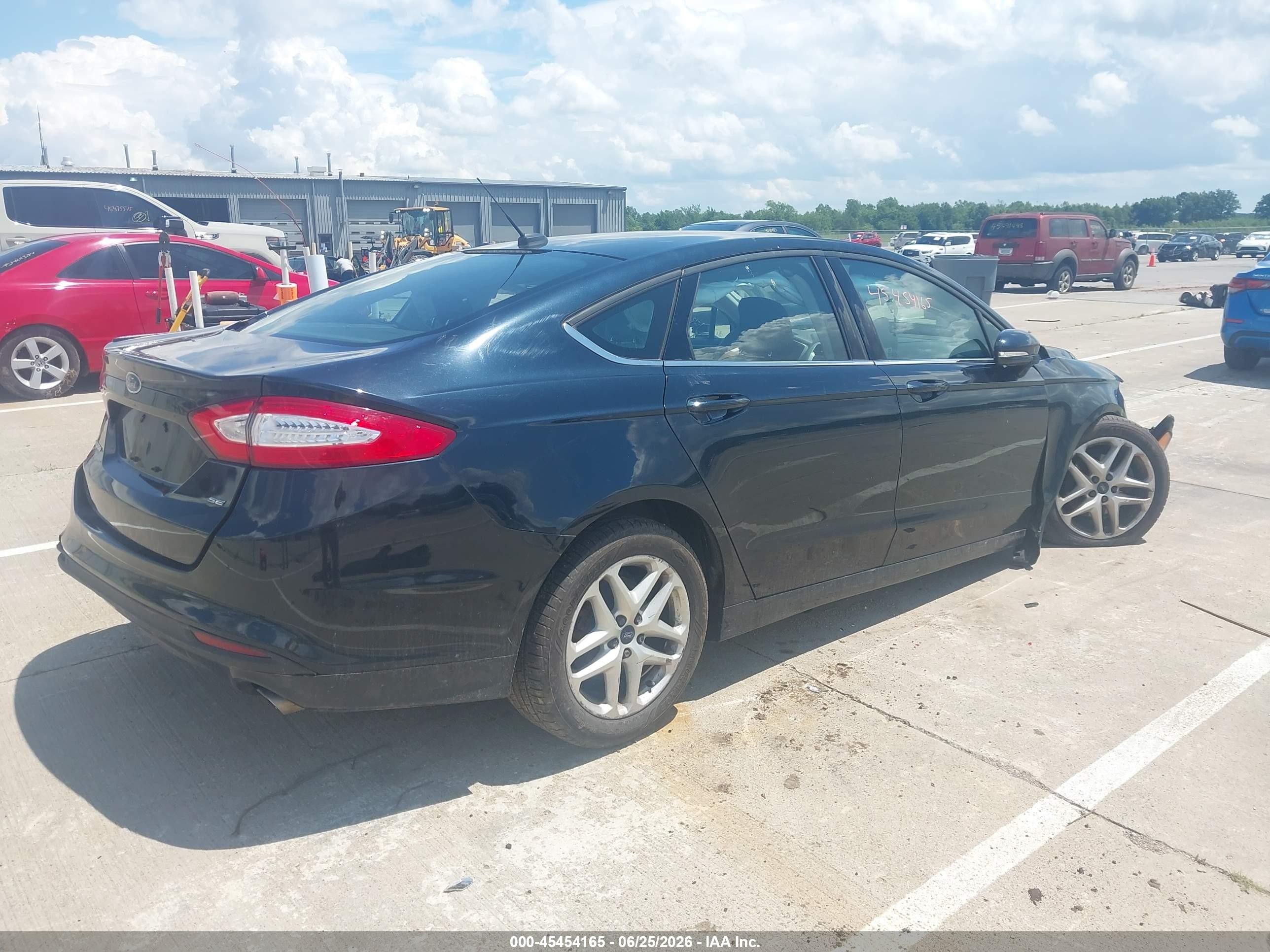 2014 Ford Fusion Se Black vin: 3FA6P0H76ER290619