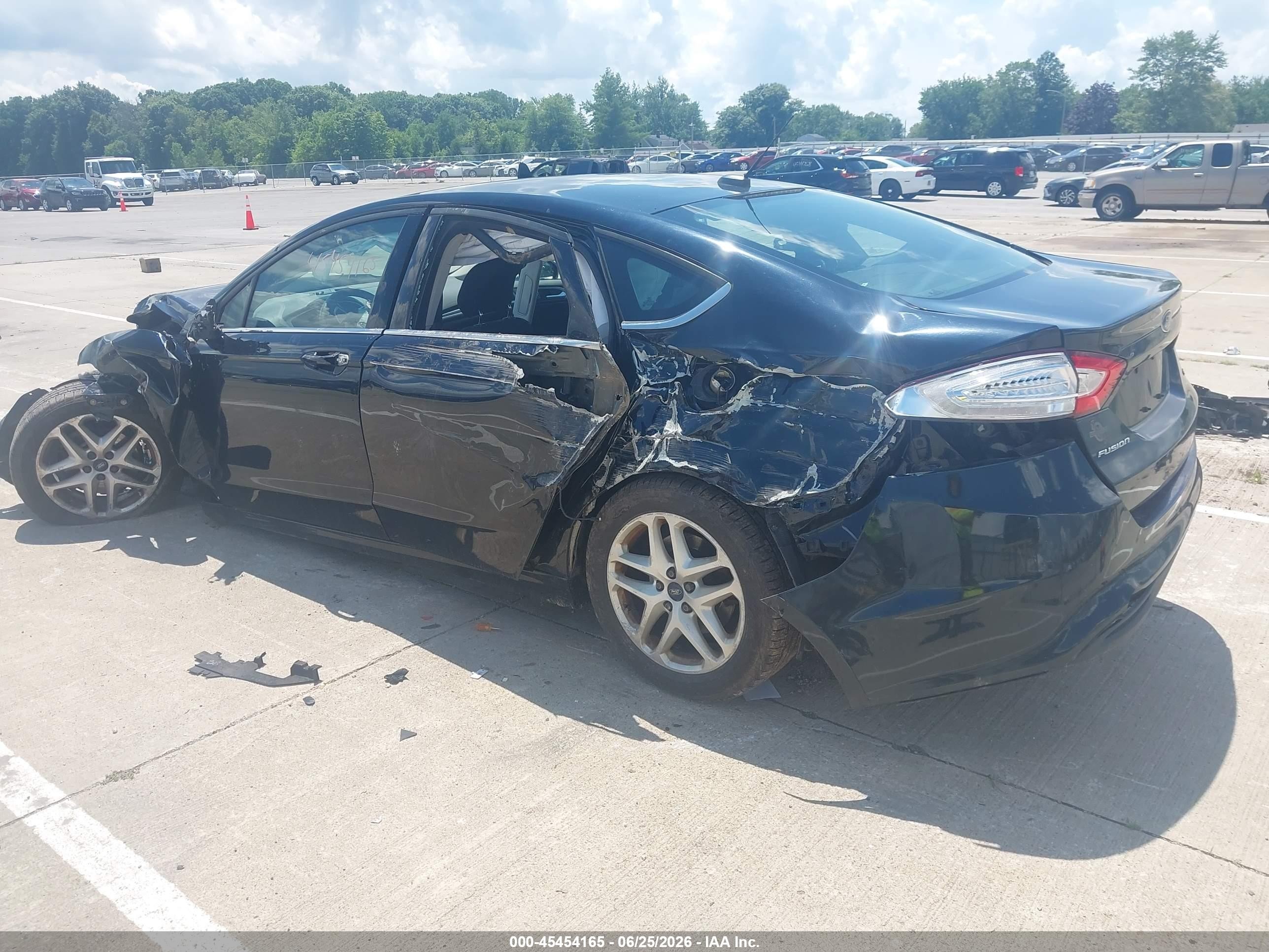2014 Ford Fusion Se Black vin: 3FA6P0H76ER290619