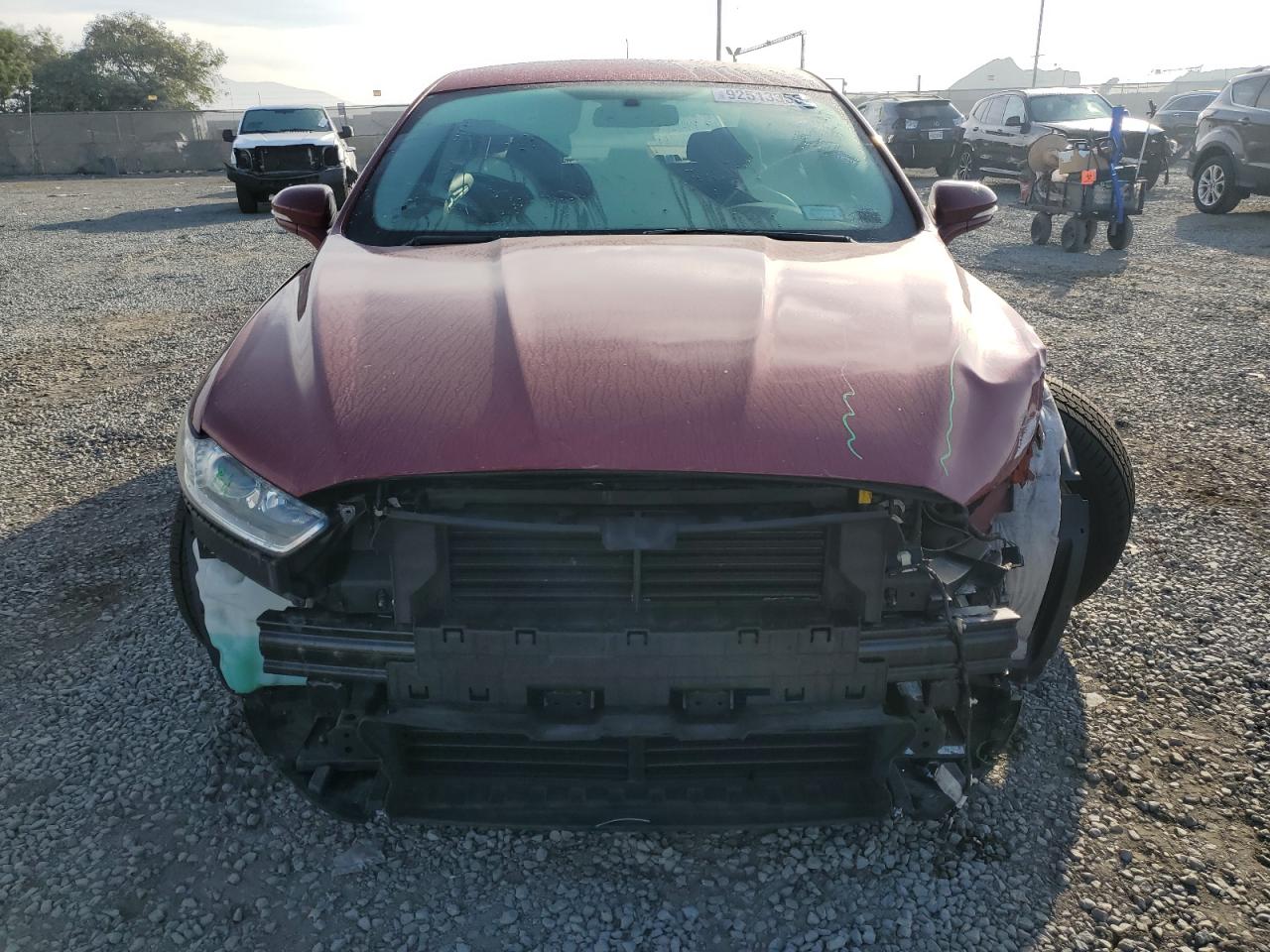 2014 Ford Fusion Se Red vin: 3FA6P0H76ER303532