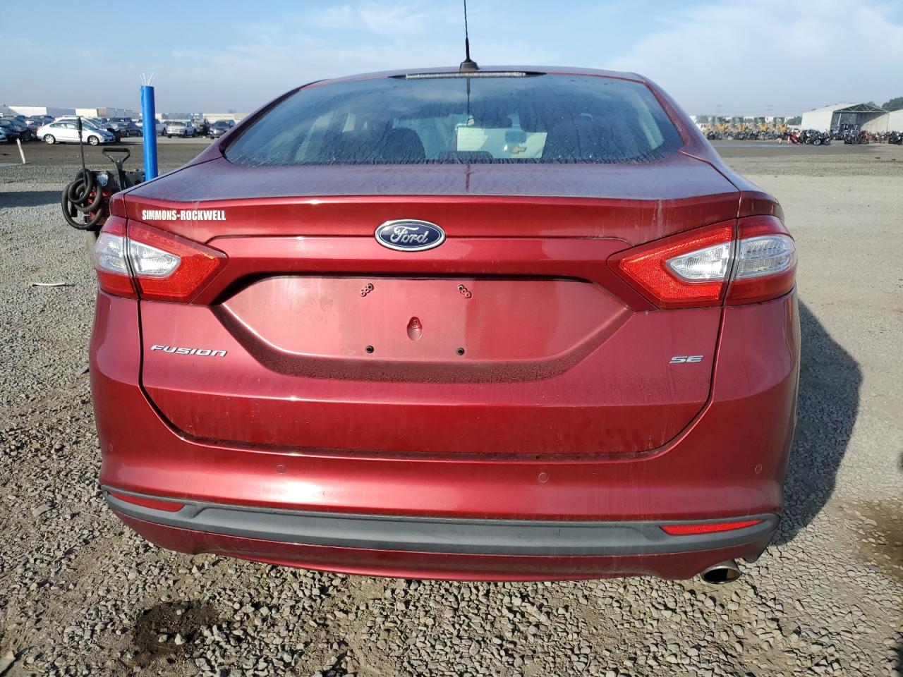 2014 Ford Fusion Se Red vin: 3FA6P0H76ER303532