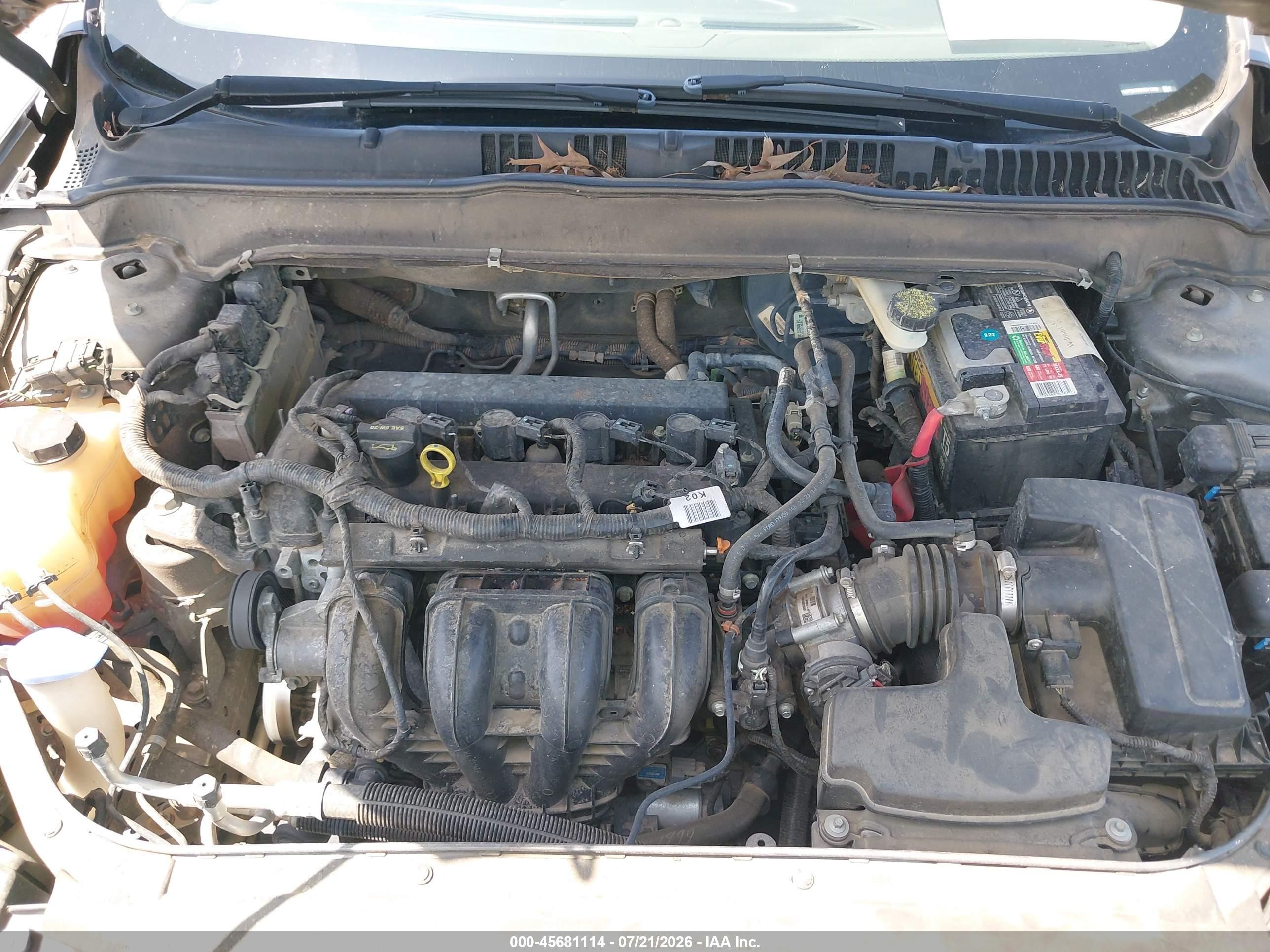 2014 Ford Fusion Se Gray vin: 3FA6P0H76ER311338