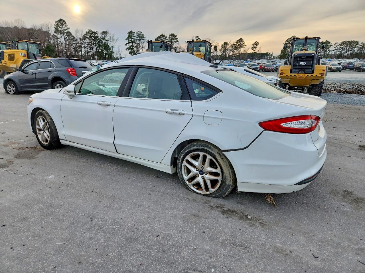 2014 Ford Fusion Se Белый vin: 3FA6P0H76ER335803