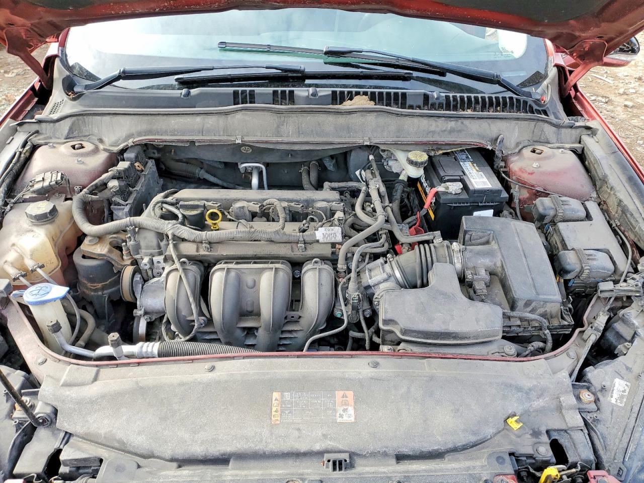 2014 Ford Fusion Se Red vin: 3FA6P0H76ER364931
