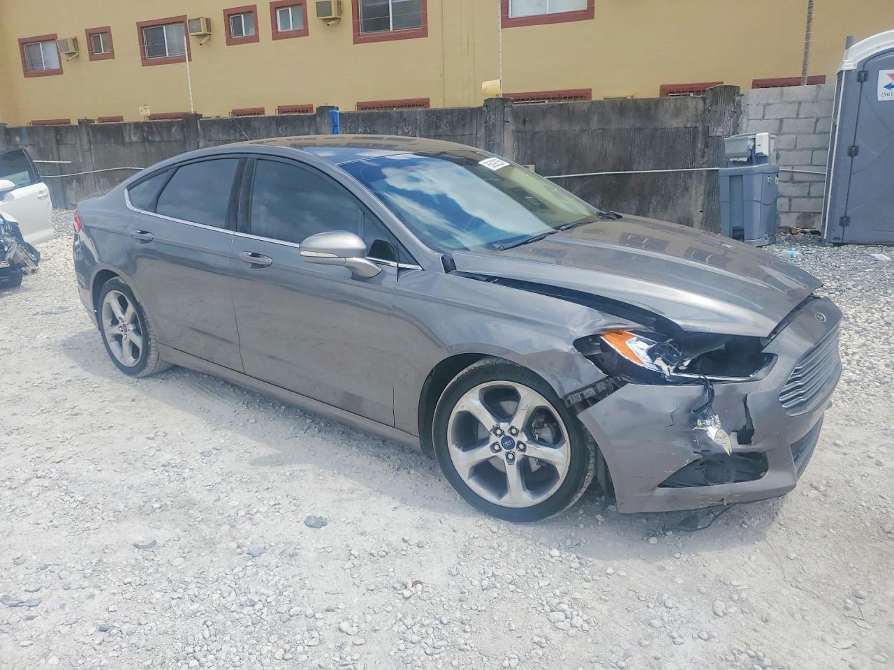 2014 Ford Fusion Se Серый vin: 3FA6P0H76ER375847