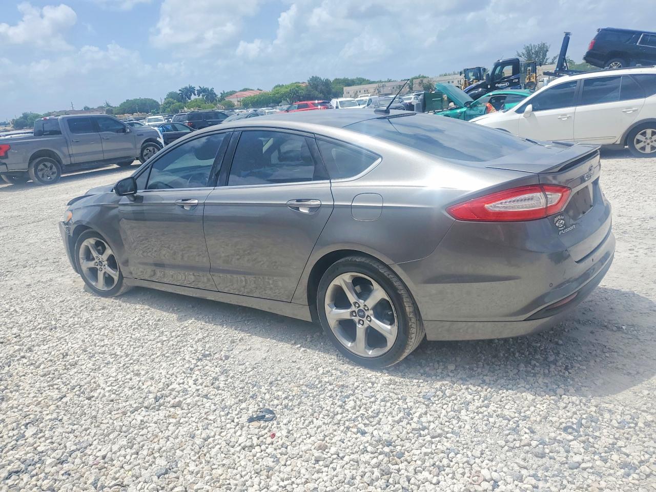 2014 Ford Fusion Se Серый vin: 3FA6P0H76ER375847
