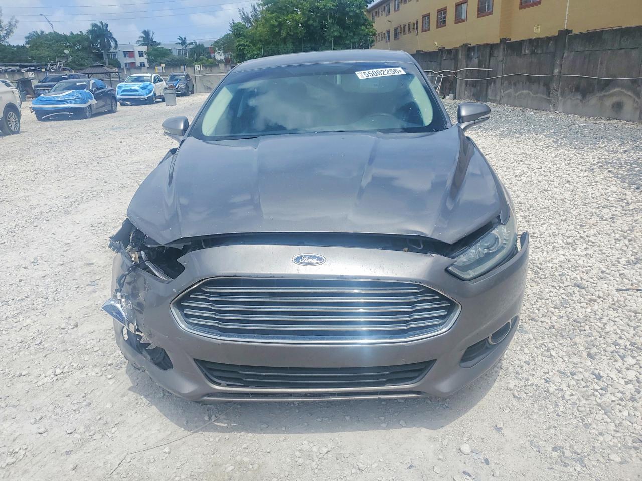 2014 Ford Fusion Se Серый vin: 3FA6P0H76ER375847
