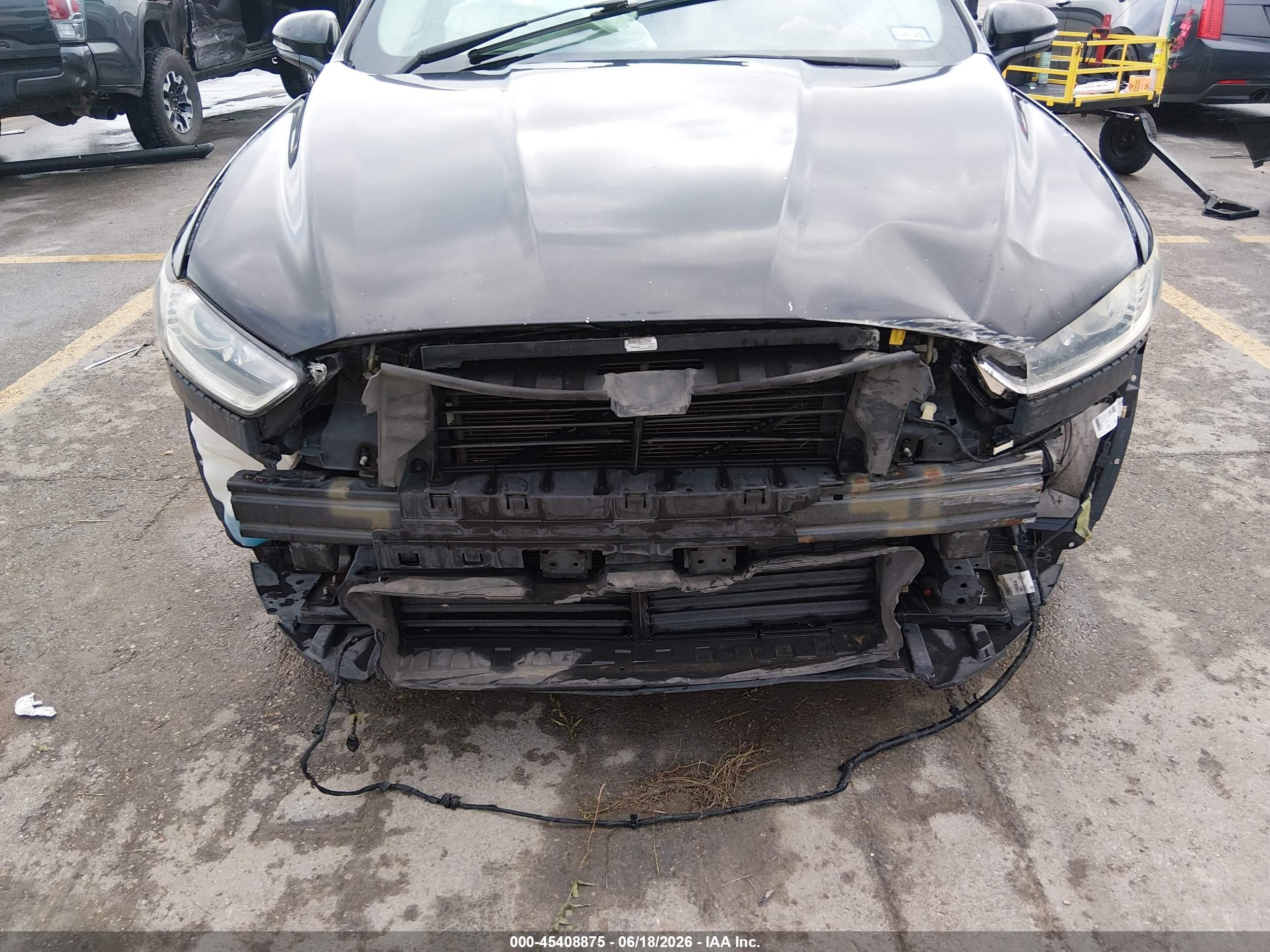 2014 Ford Fusion Se Black vin: 3FA6P0H76ER376965