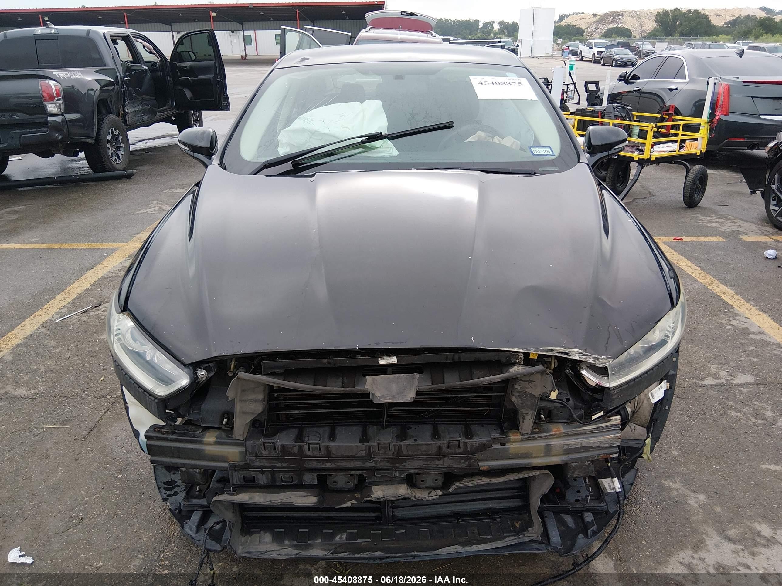 2014 Ford Fusion Se Black vin: 3FA6P0H76ER376965
