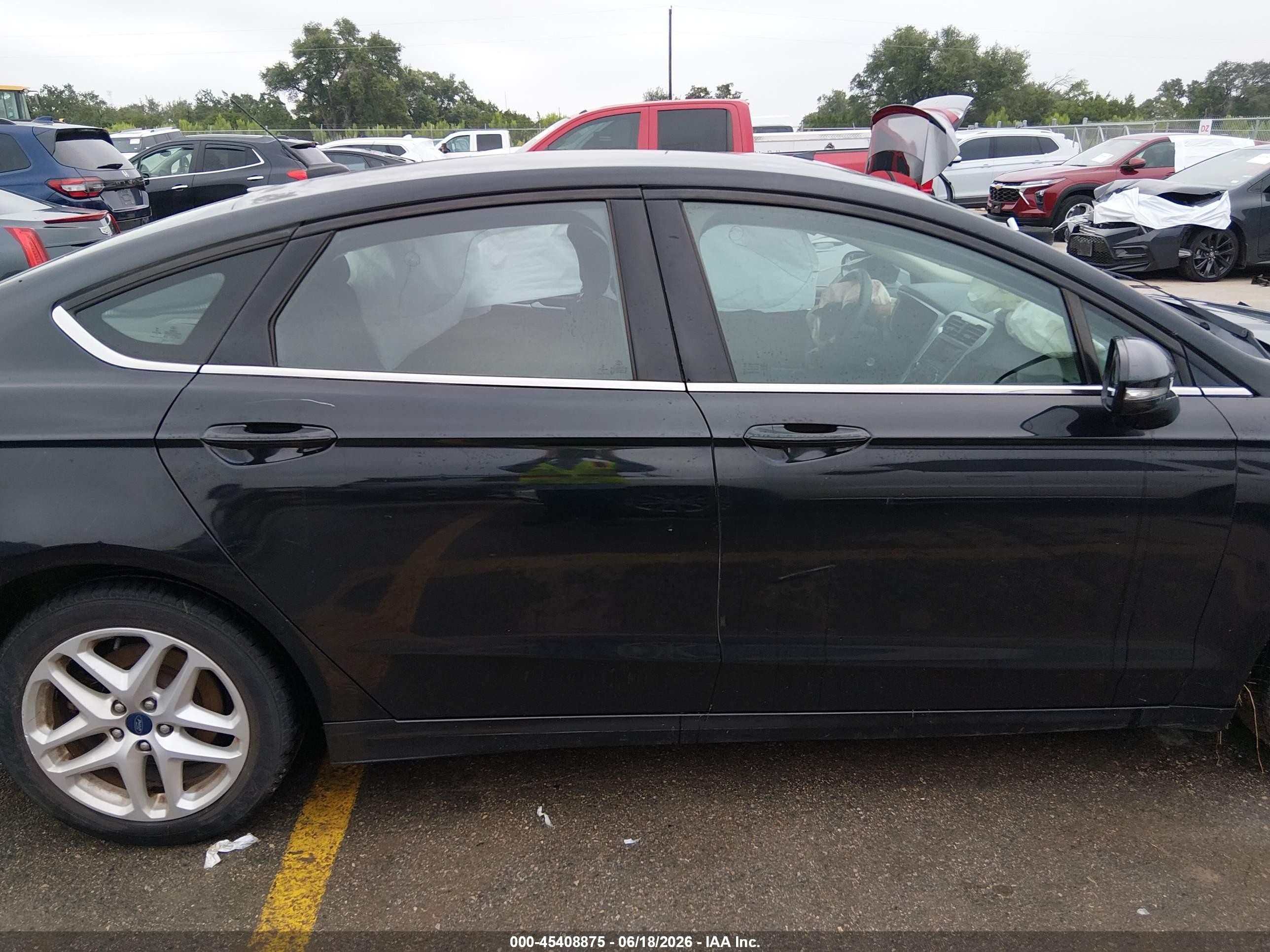 2014 Ford Fusion Se Black vin: 3FA6P0H76ER376965