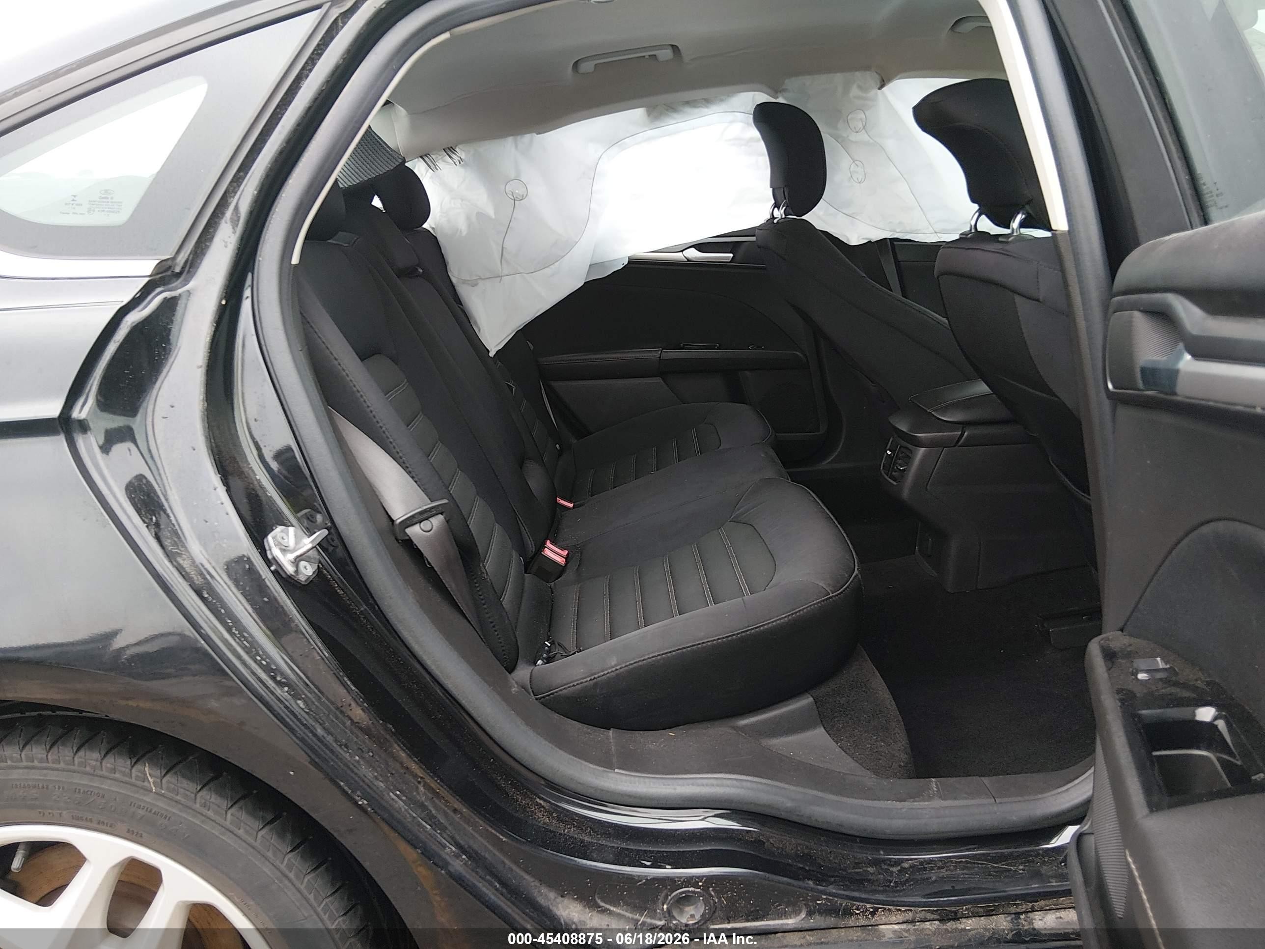 2014 Ford Fusion Se Black vin: 3FA6P0H76ER376965