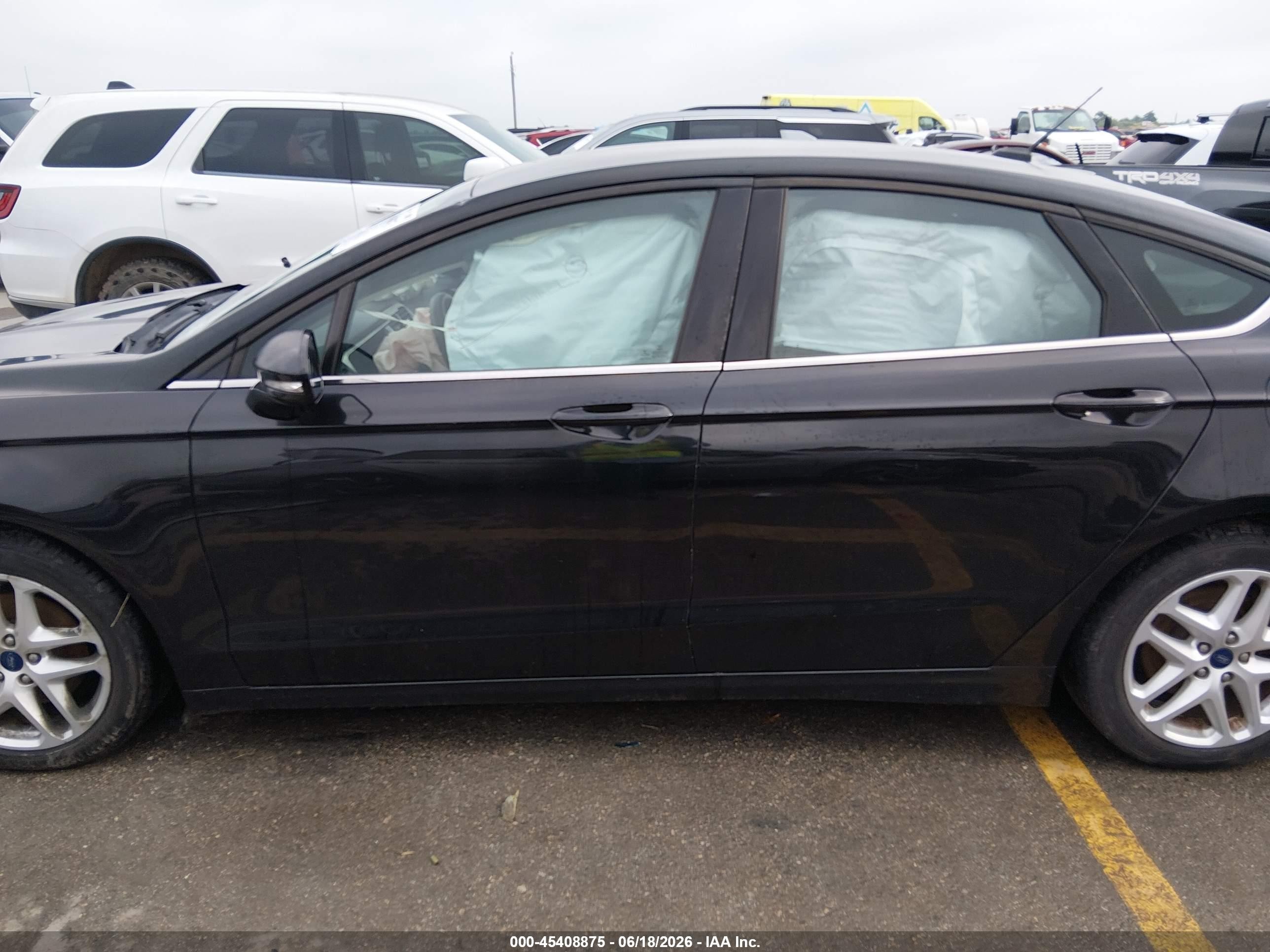 2014 Ford Fusion Se Black vin: 3FA6P0H76ER376965