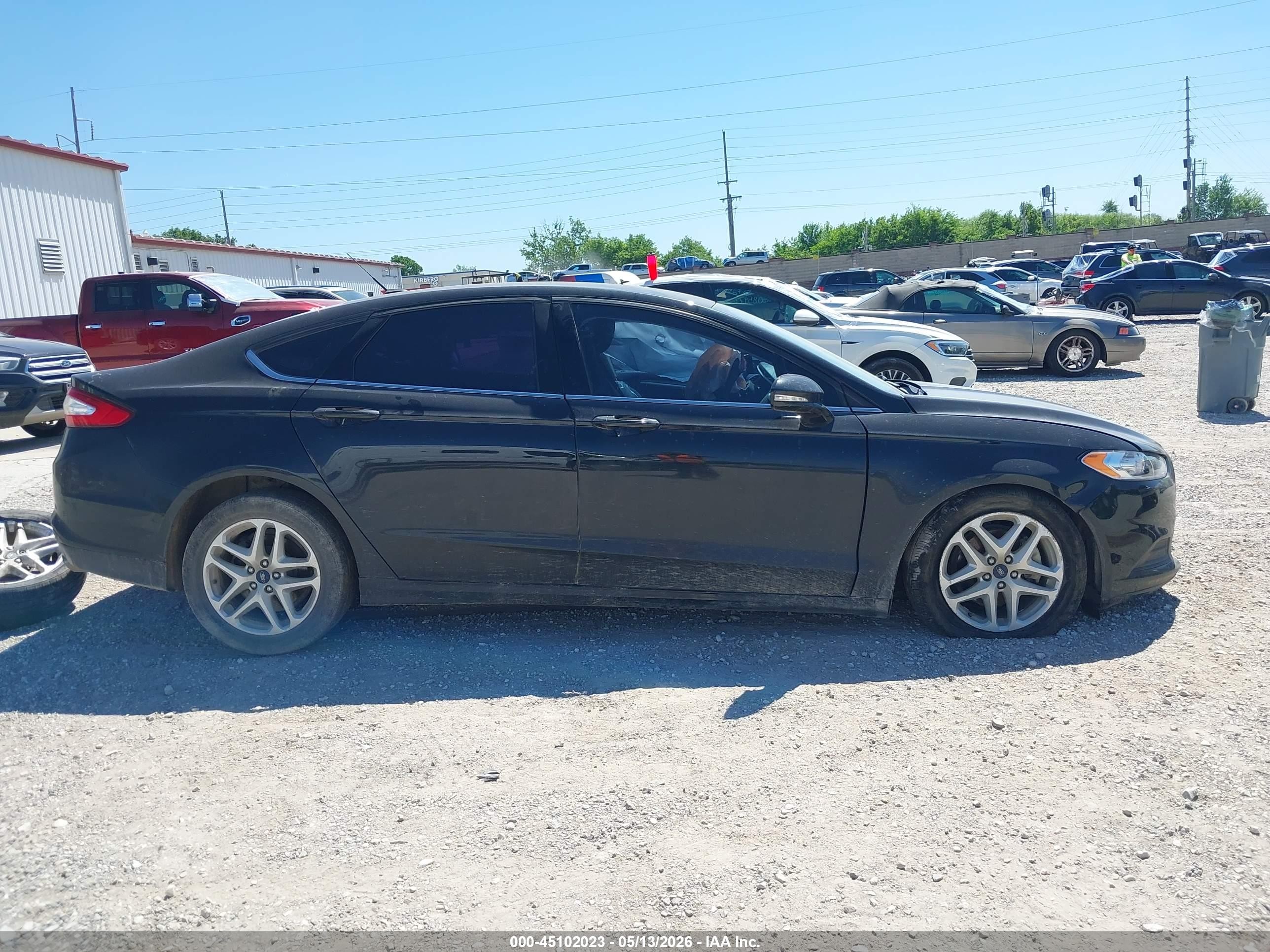 2014 Ford Fusion Se Black vin: 3FA6P0H76ER377887