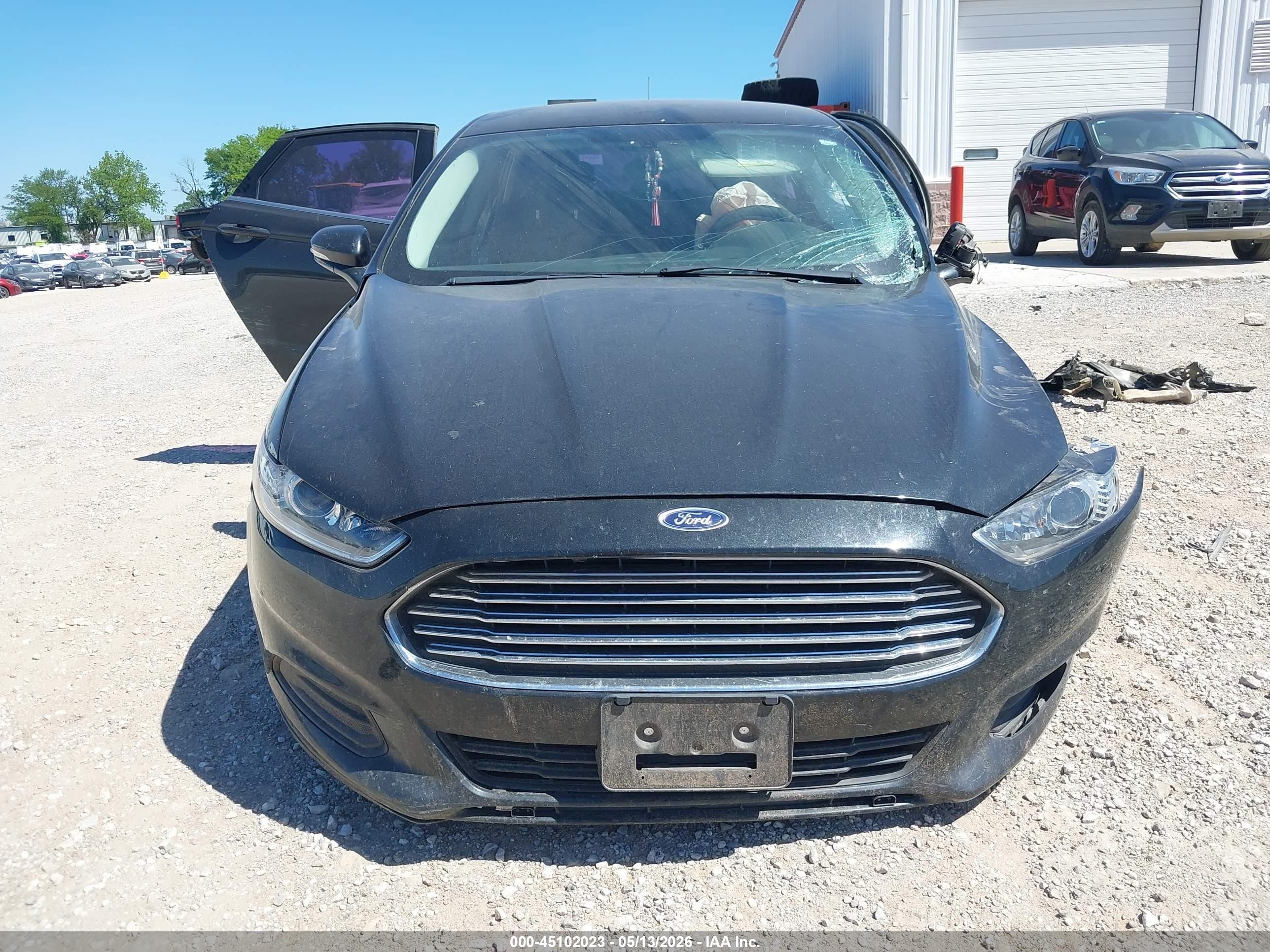 2014 Ford Fusion Se Black vin: 3FA6P0H76ER377887