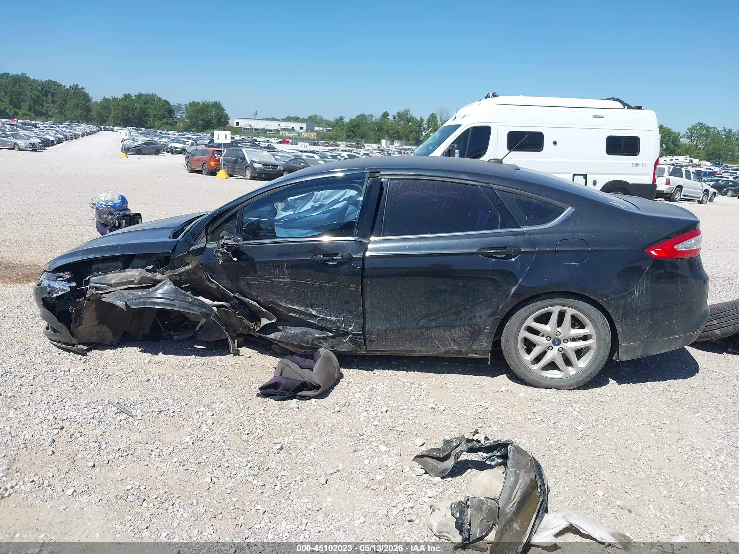 2014 Ford Fusion Se Black vin: 3FA6P0H76ER377887