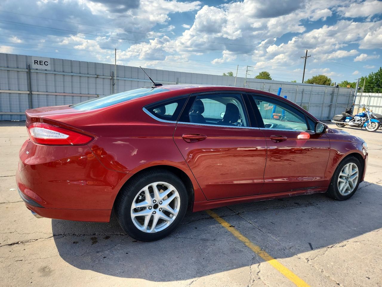 2014 Ford Fusion Se Orange vin: 3FA6P0H76ER389747