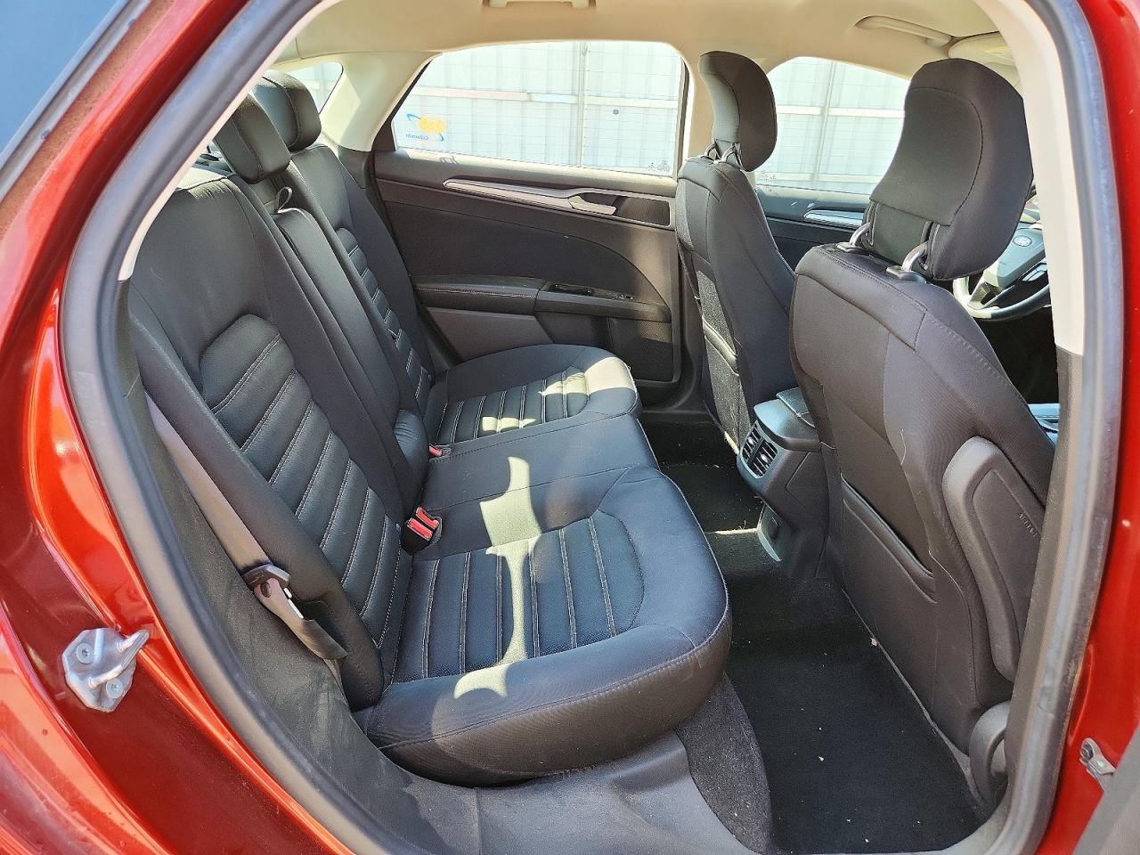 2014 Ford Fusion Se Orange vin: 3FA6P0H76ER389747