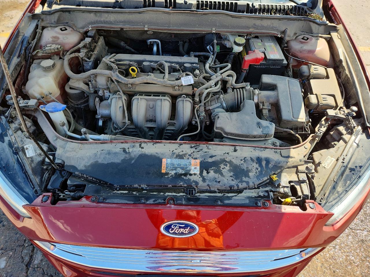 2014 Ford Fusion Se Orange vin: 3FA6P0H76ER389747