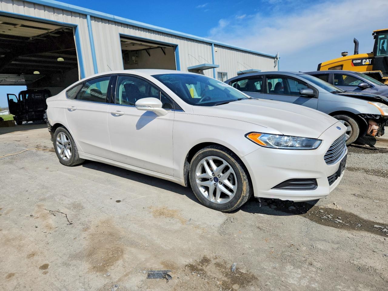 2015 Ford Fusion Se White vin: 3FA6P0H76FR122500