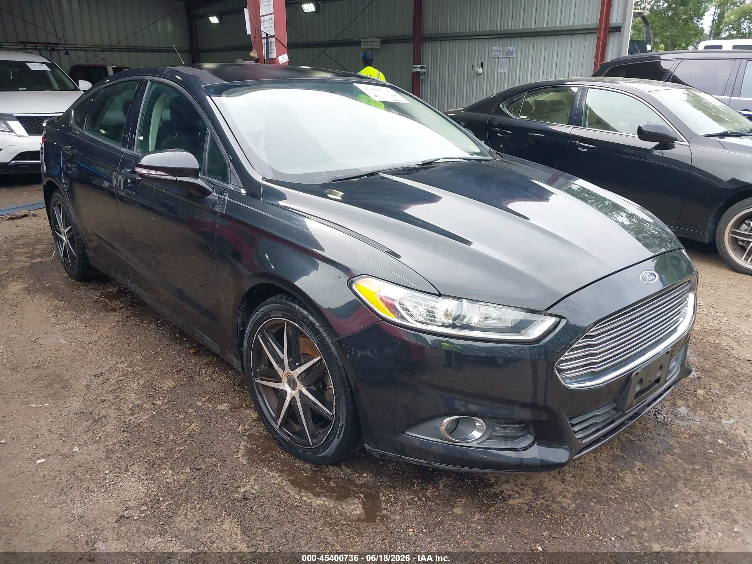 2015 Ford Fusion Se Black vin: 3FA6P0H76FR141399