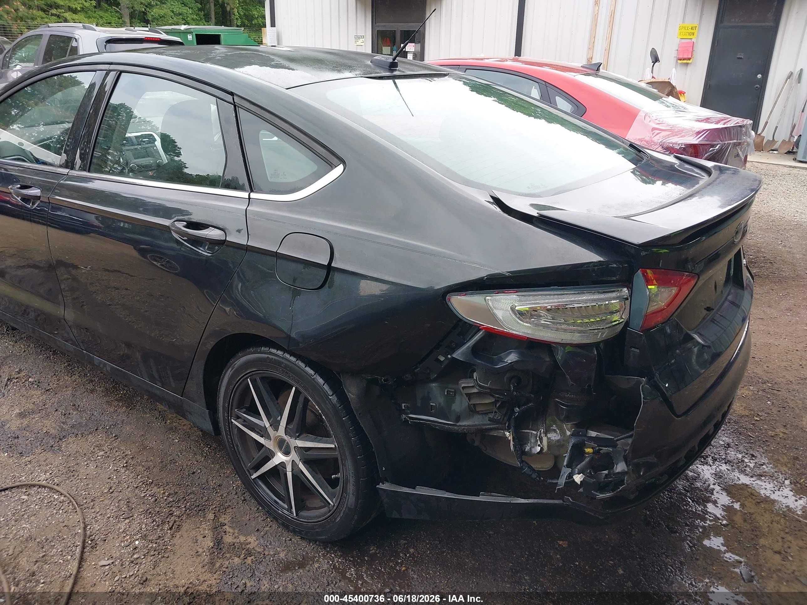 2015 Ford Fusion Se Black vin: 3FA6P0H76FR141399