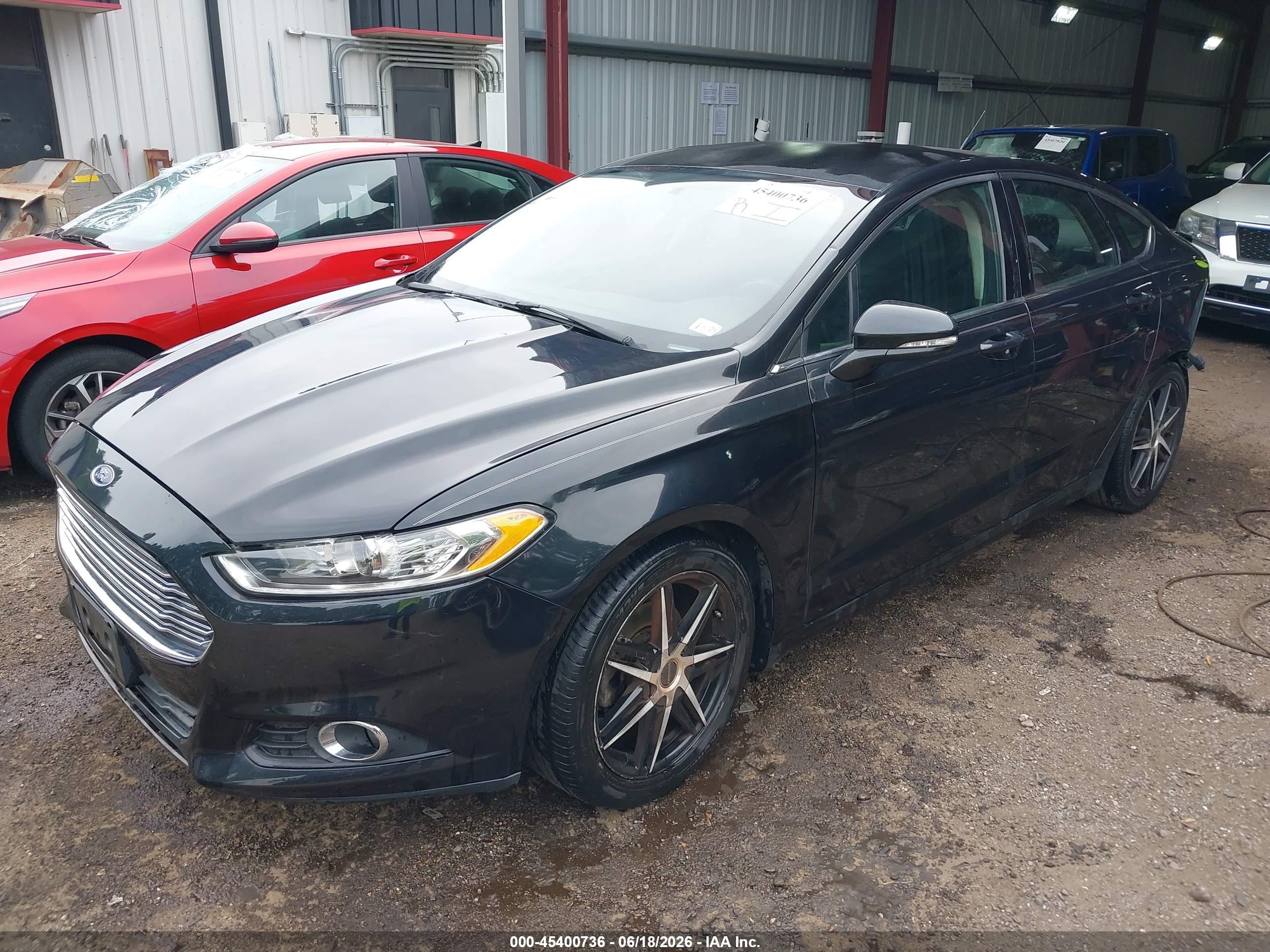 2015 Ford Fusion Se Black vin: 3FA6P0H76FR141399