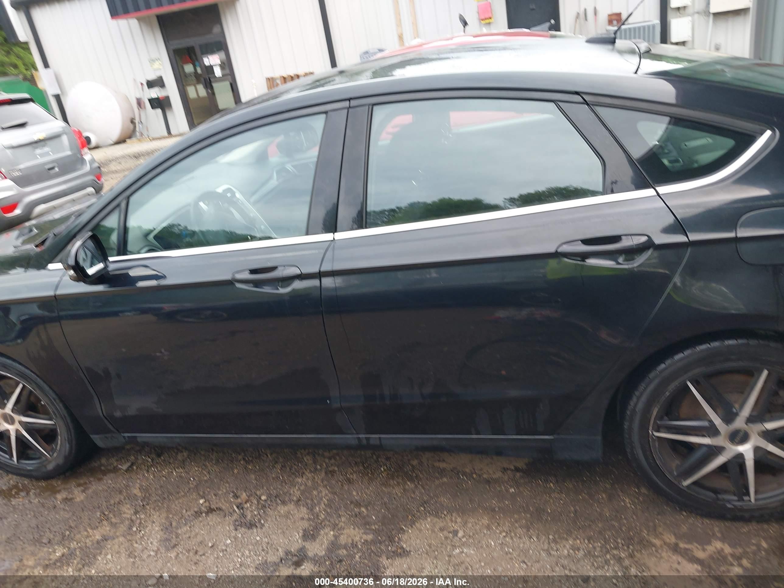2015 Ford Fusion Se Black vin: 3FA6P0H76FR141399