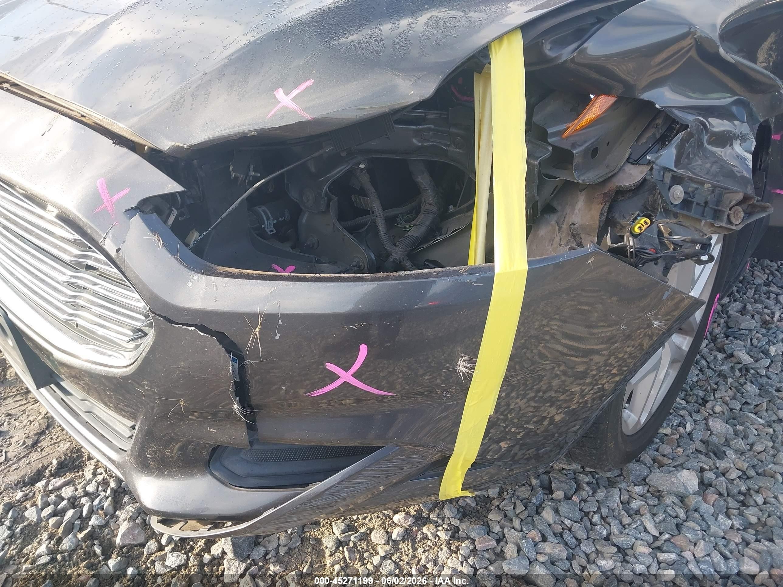 2015 Ford Fusion Se Серый vin: 3FA6P0H76FR162009