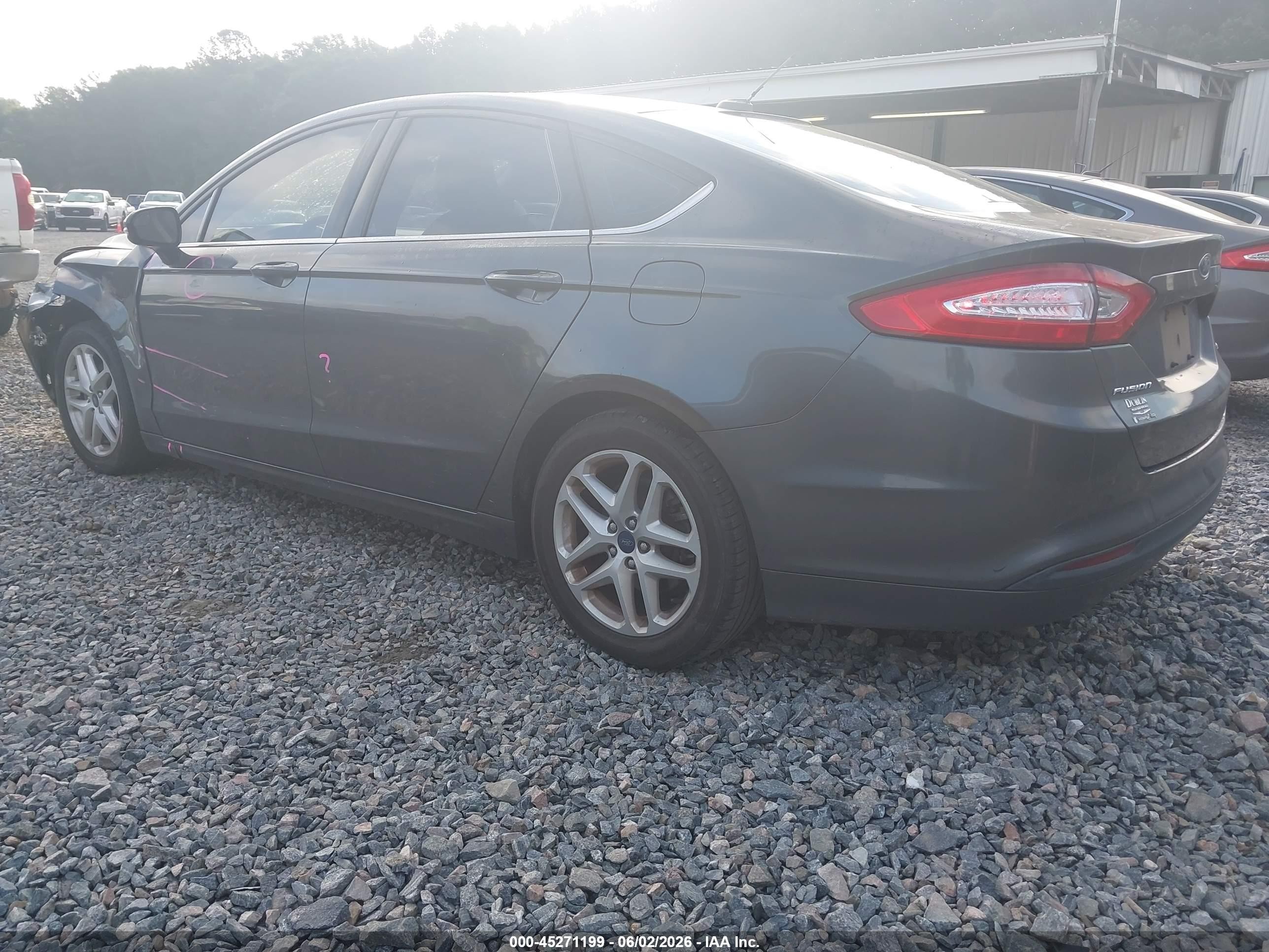 2015 Ford Fusion Se Серый vin: 3FA6P0H76FR162009