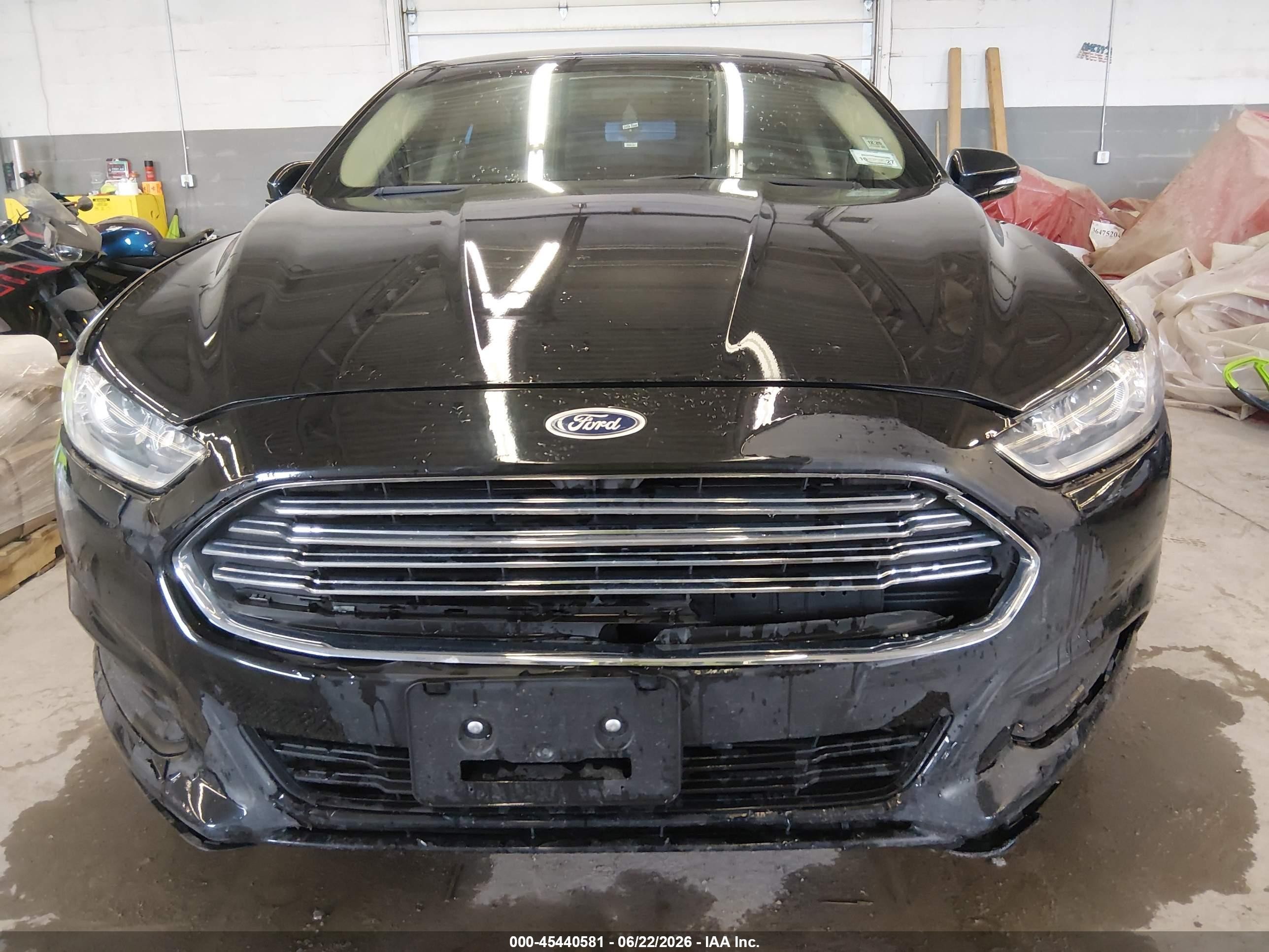 2015 Ford Fusion Se Black vin: 3FA6P0H76FR163810