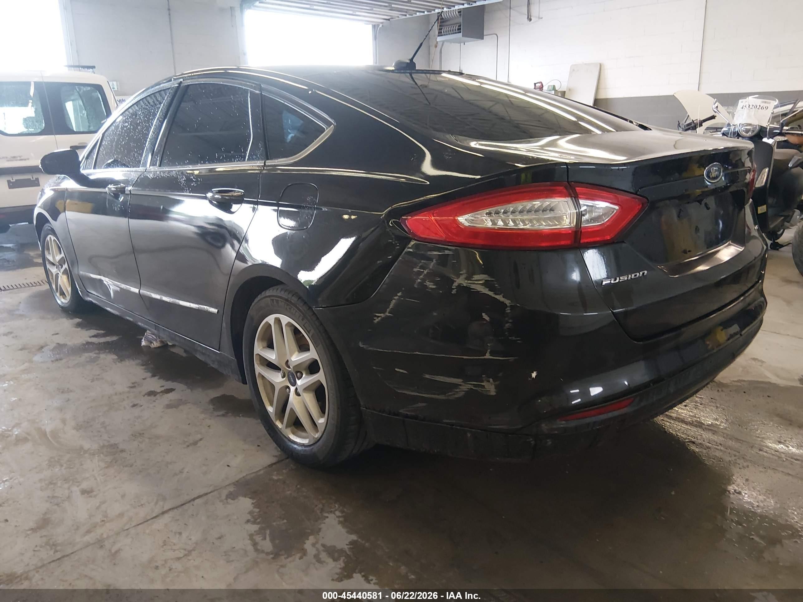 2015 Ford Fusion Se Black vin: 3FA6P0H76FR163810