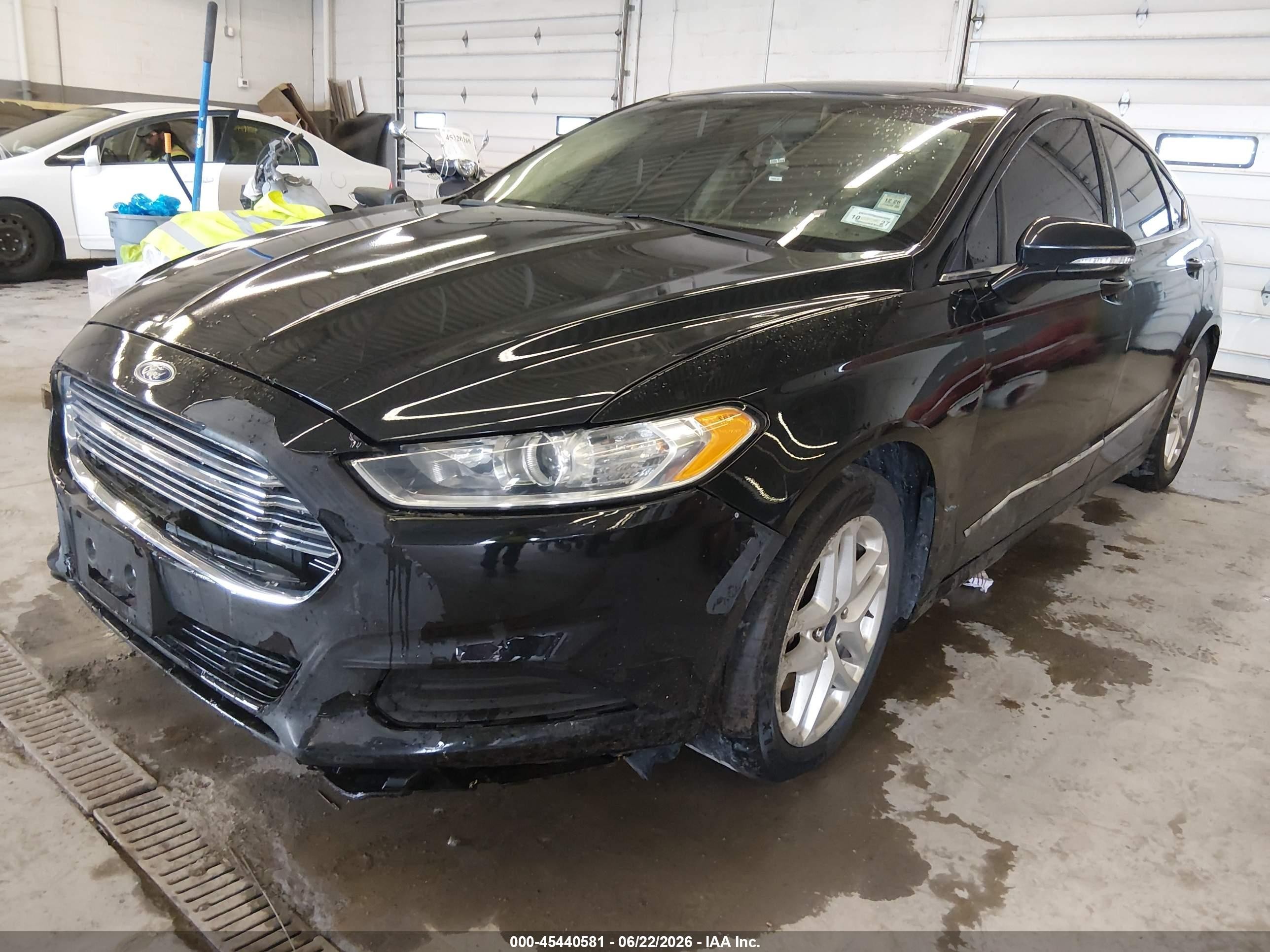 2015 Ford Fusion Se Black vin: 3FA6P0H76FR163810