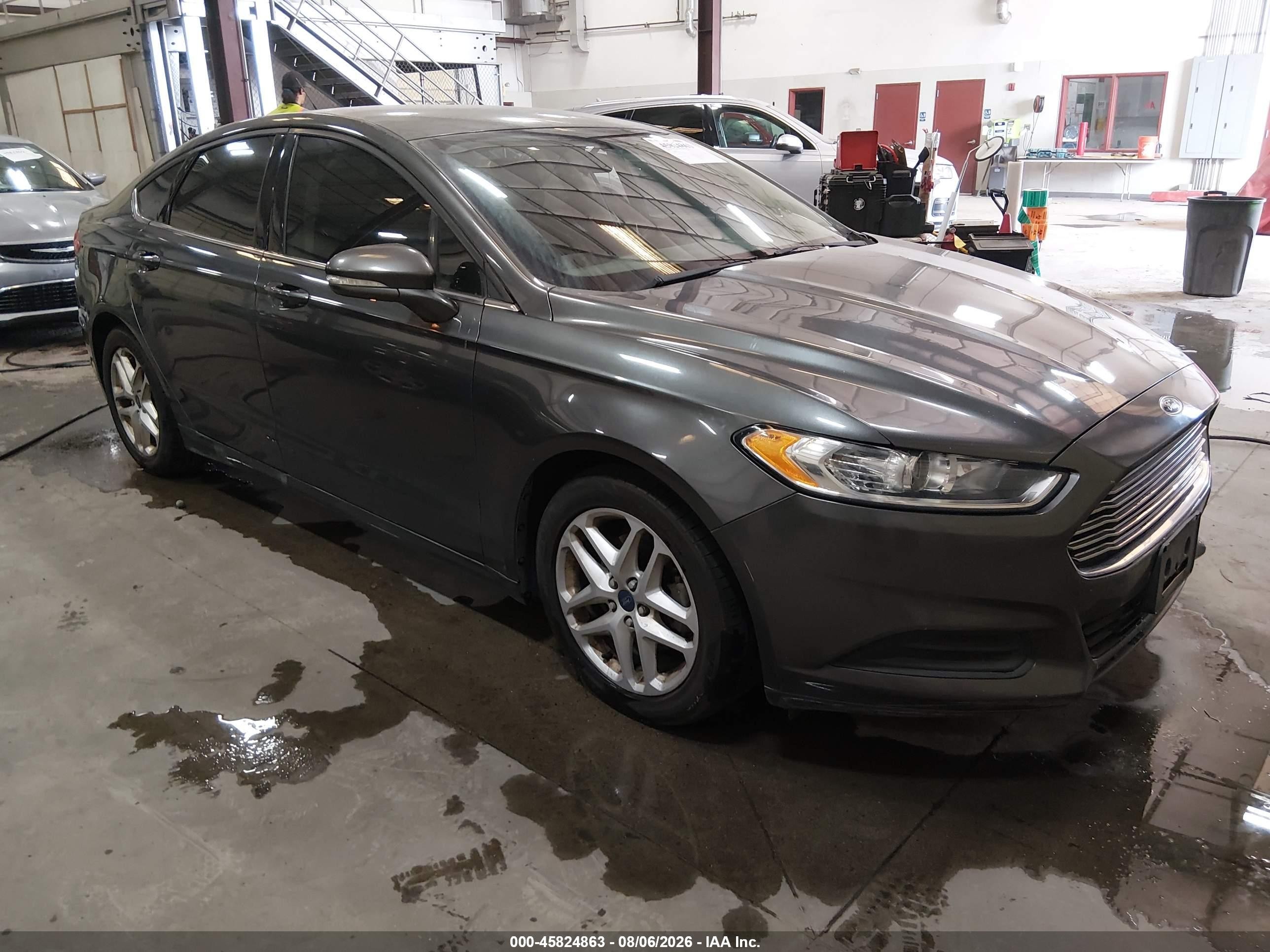 2015 Ford Fusion Se Gray vin: 3FA6P0H76FR164276