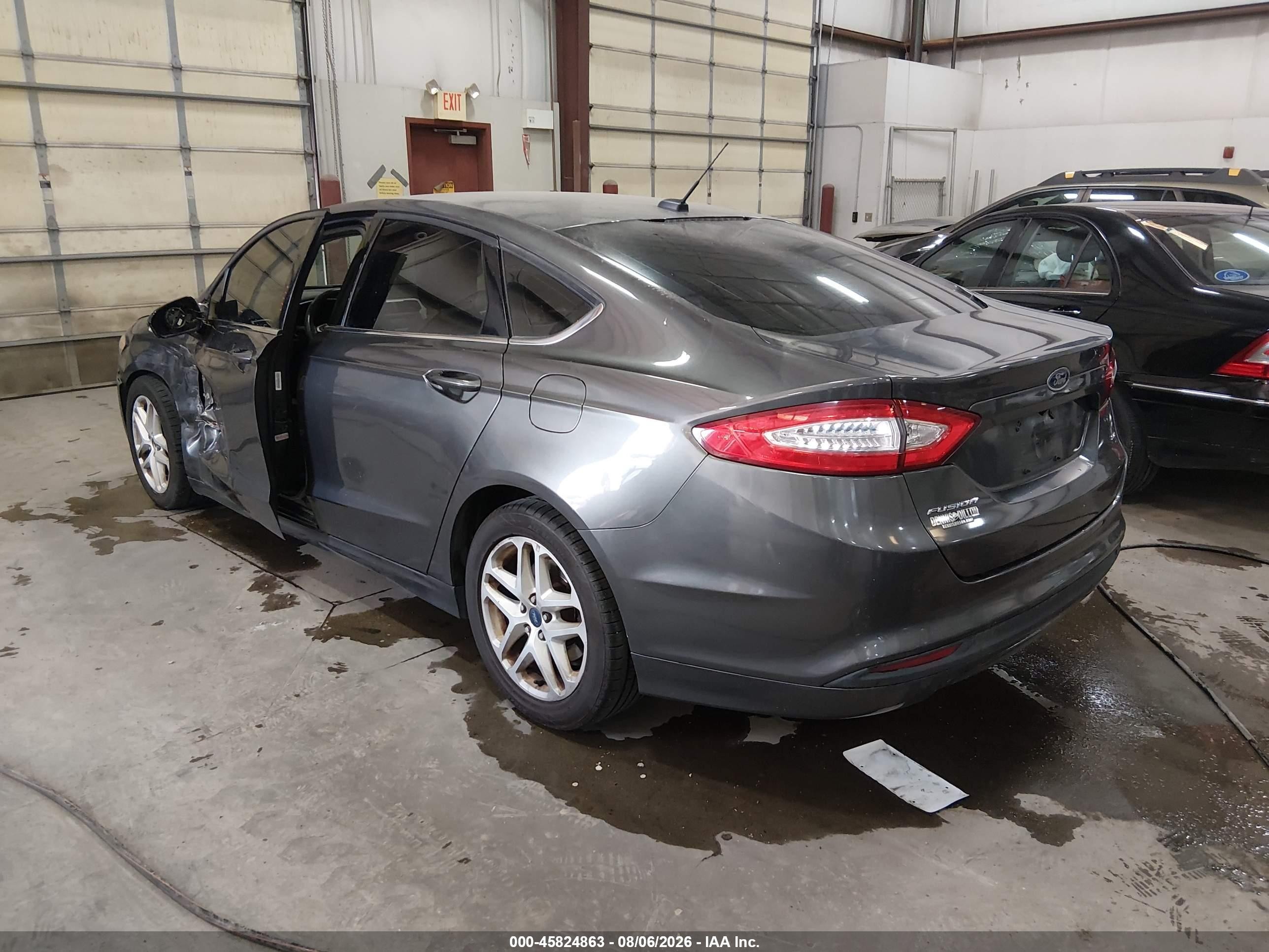 2015 Ford Fusion Se Gray vin: 3FA6P0H76FR164276