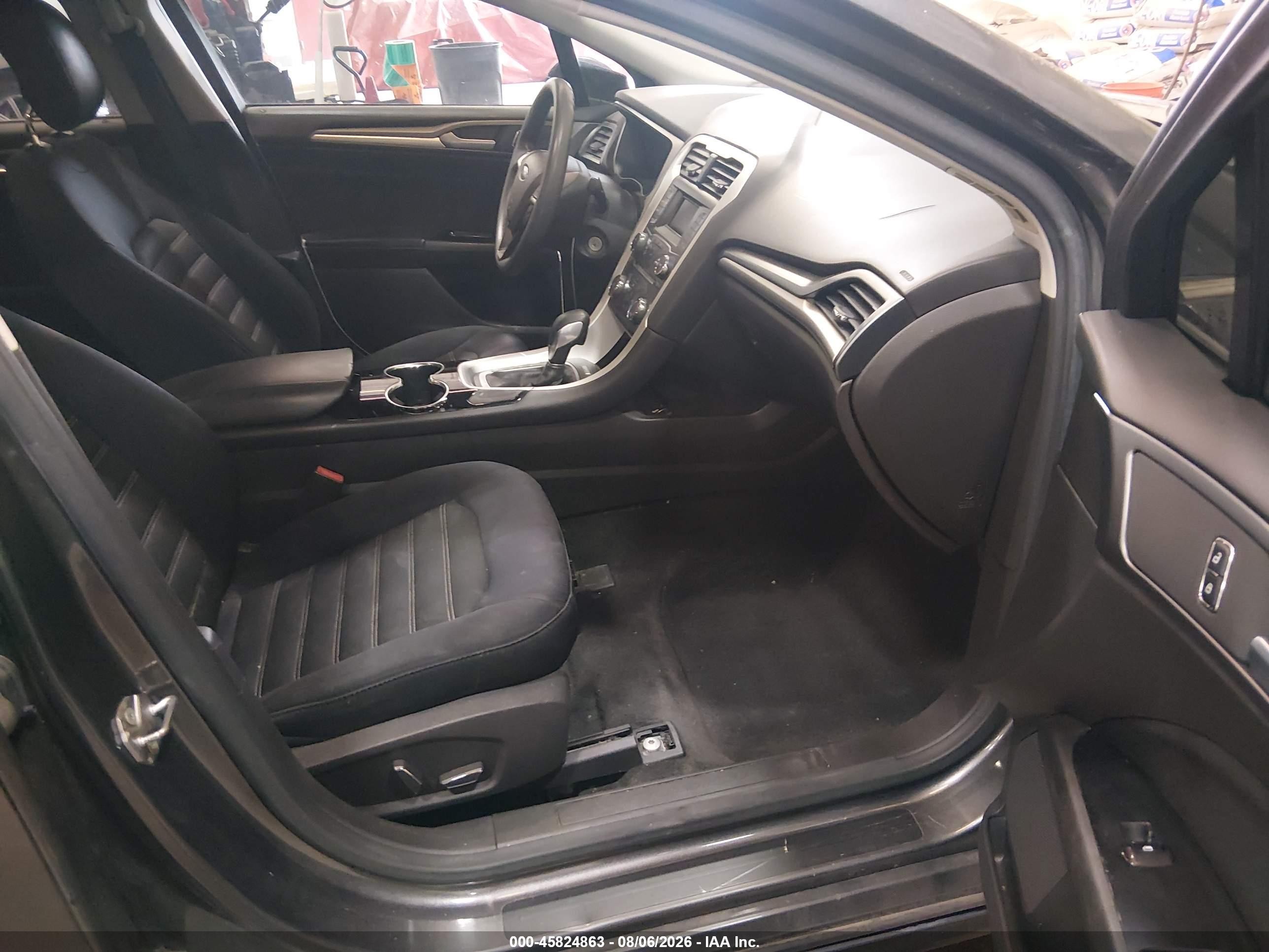 2015 Ford Fusion Se Gray vin: 3FA6P0H76FR164276