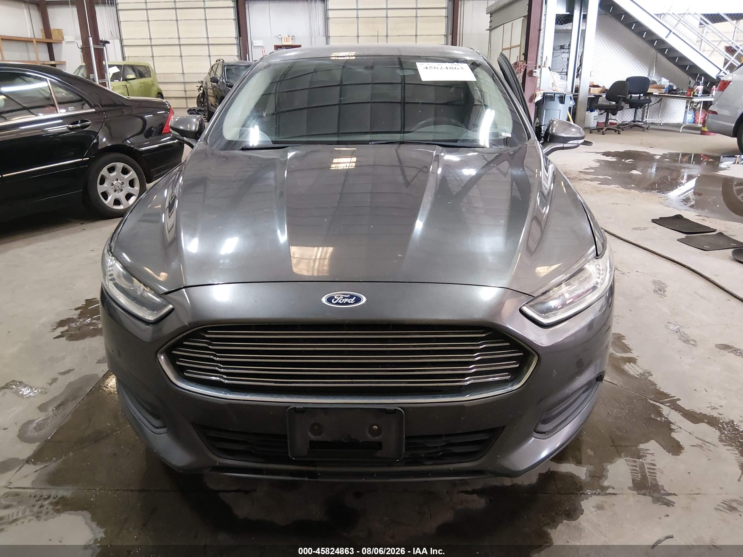 2015 Ford Fusion Se Gray vin: 3FA6P0H76FR164276